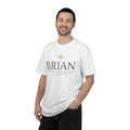 BRIAN Minimalist Dark Garment-Dyed T-Shirt