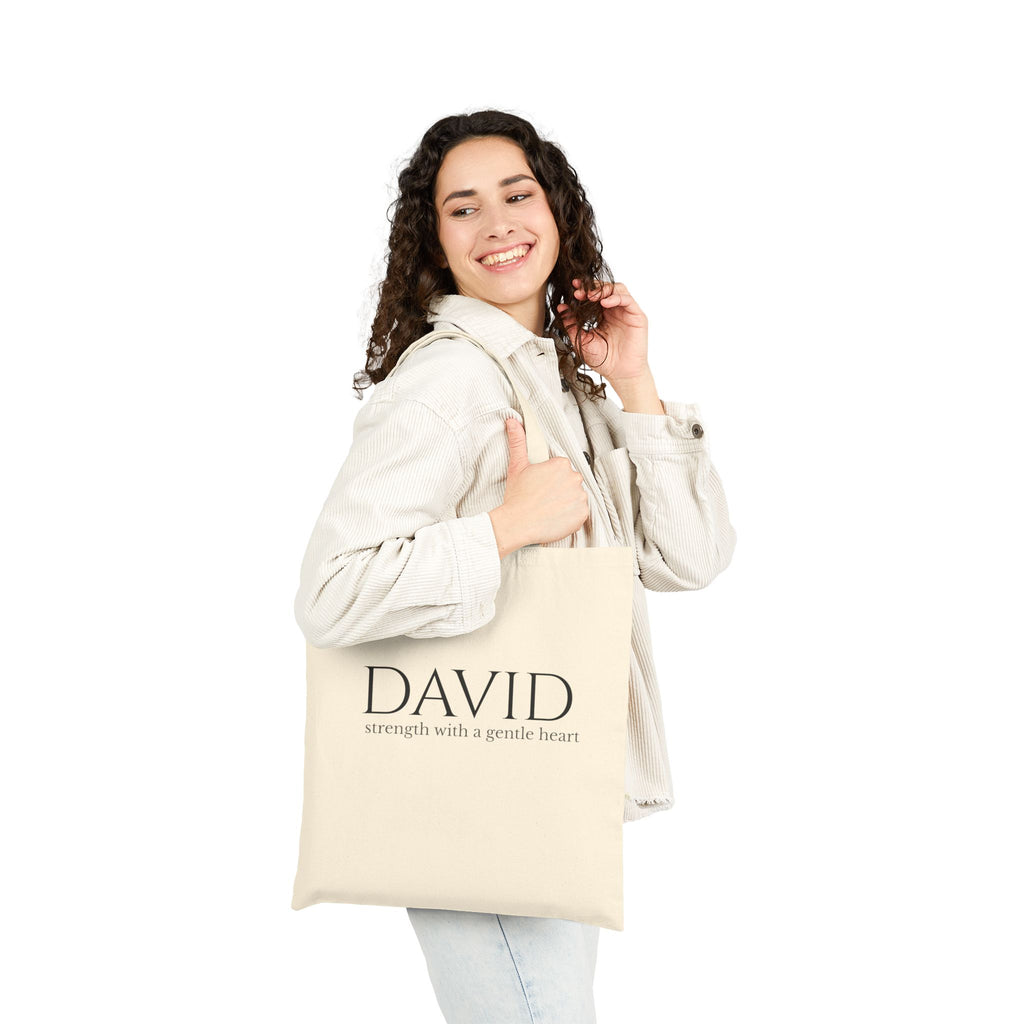 DAVID Minimalist Canvas Tote