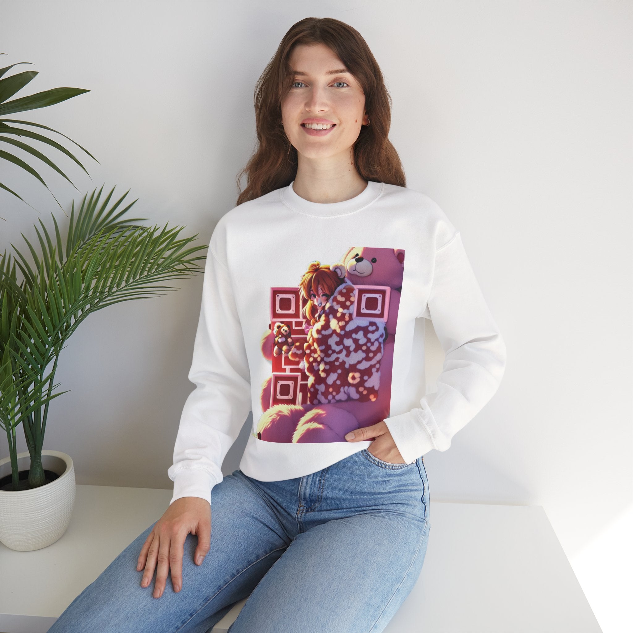 Built Different Teddy Anime Sweatshirt