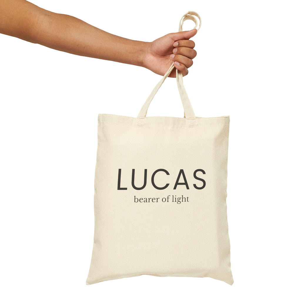 LUCAS Minimalist Canvas Tote Bag