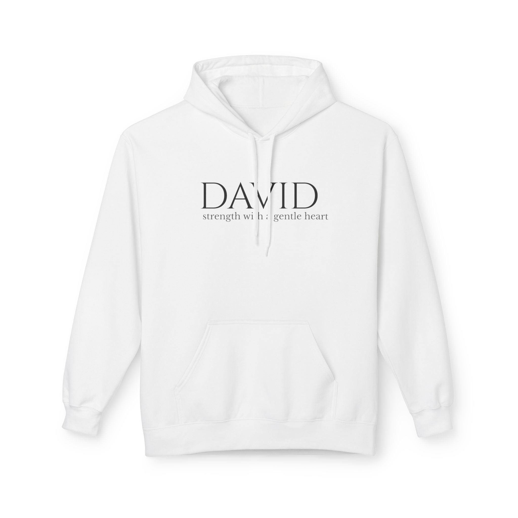 DAVID Minimalist Fleece Hoodie