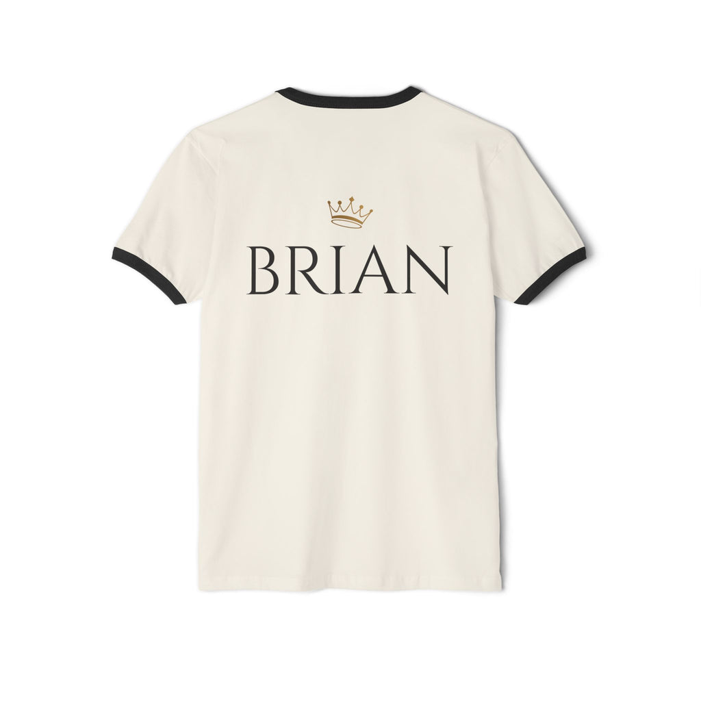 BRIAN Minimalist Cotton Ringer T-Shirt