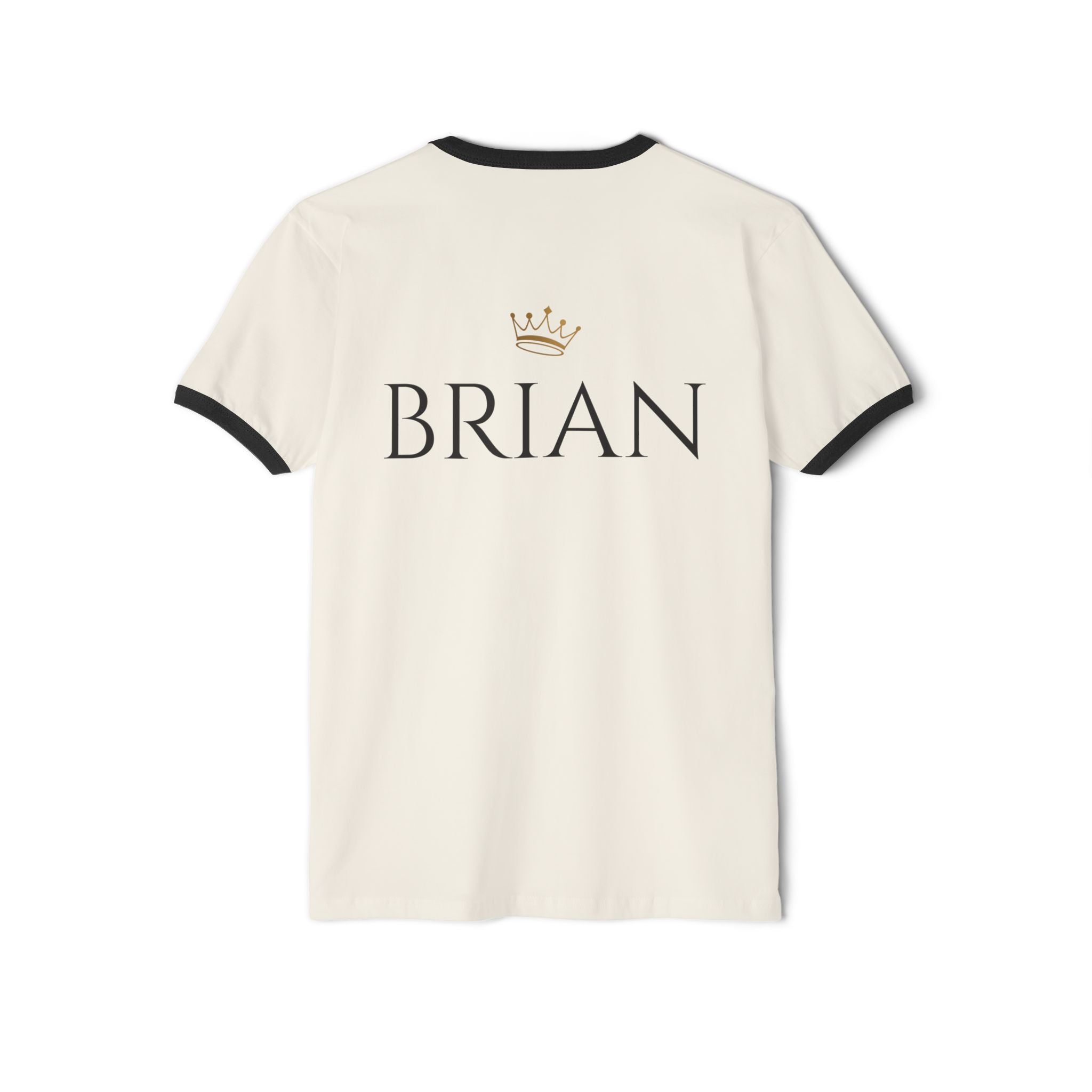 BRIAN Minimalist Cotton Ringer T-Shirt