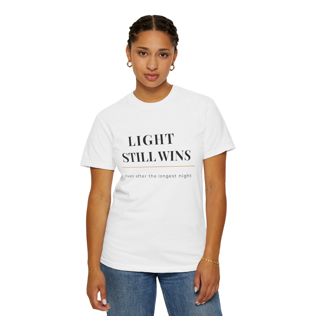 LIGHT STILL WINS Minimalist Unisex T-Shirt