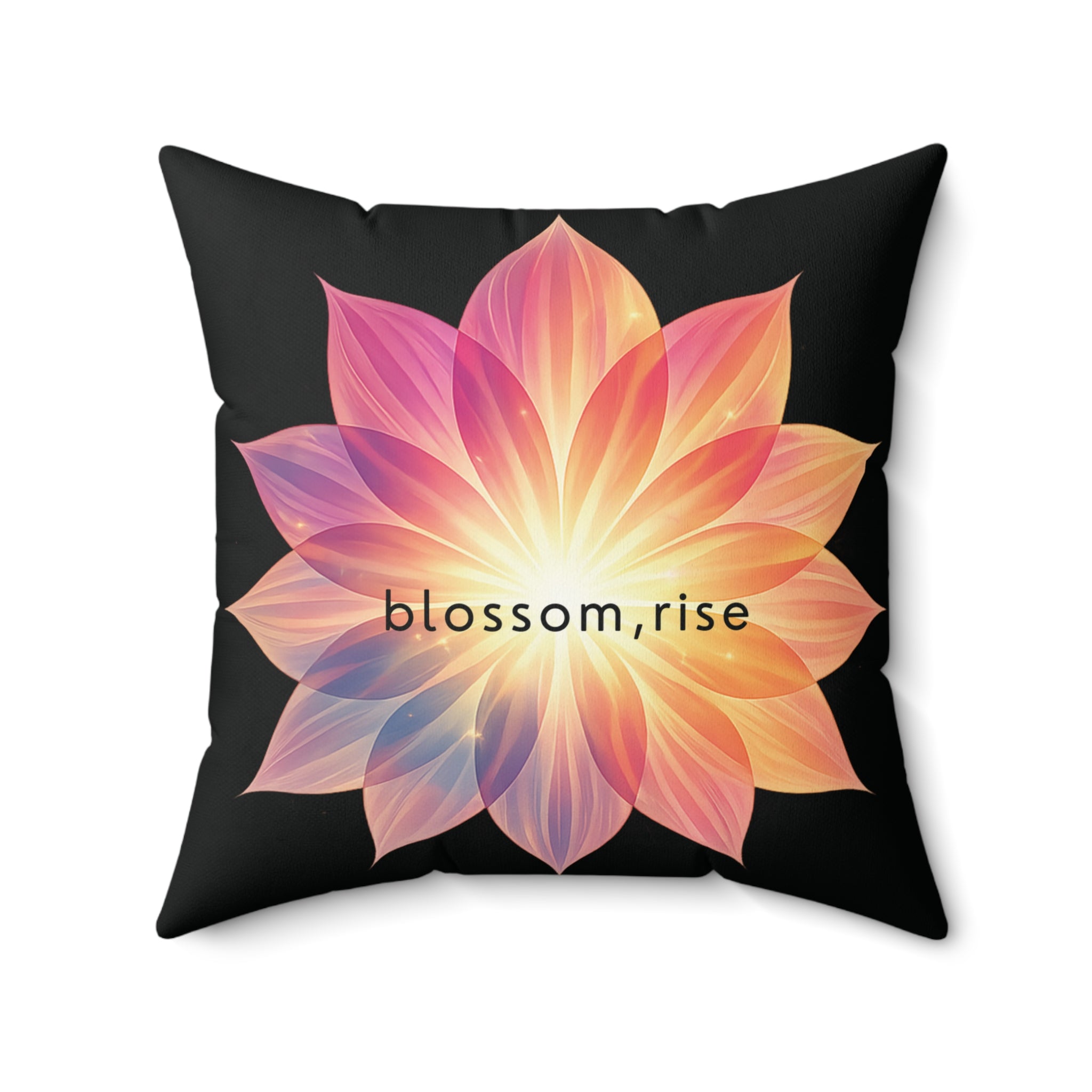 Blossom Rise Decorative Throw Pillow