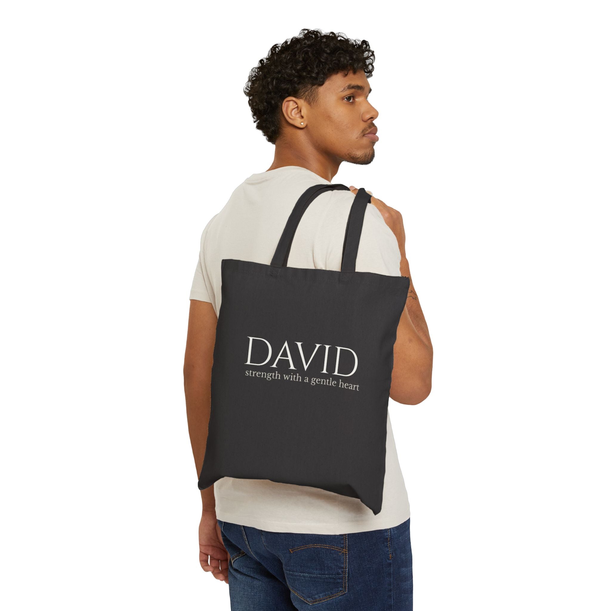 DAVID Minimalist Canvas Tote