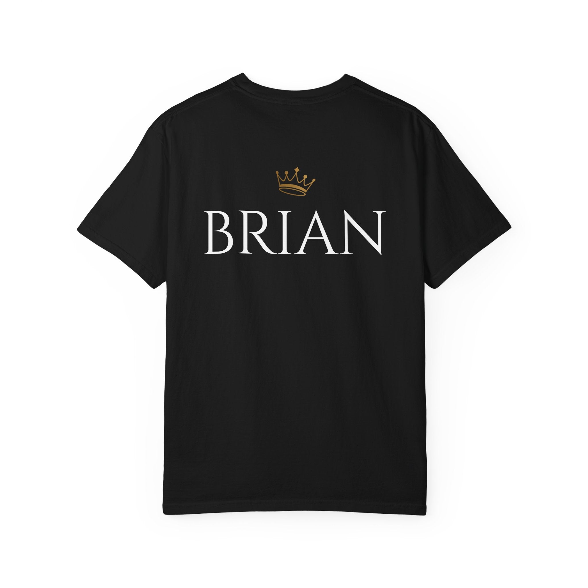 BRIAN Minimalist Garment-Dyed T-Shirt
