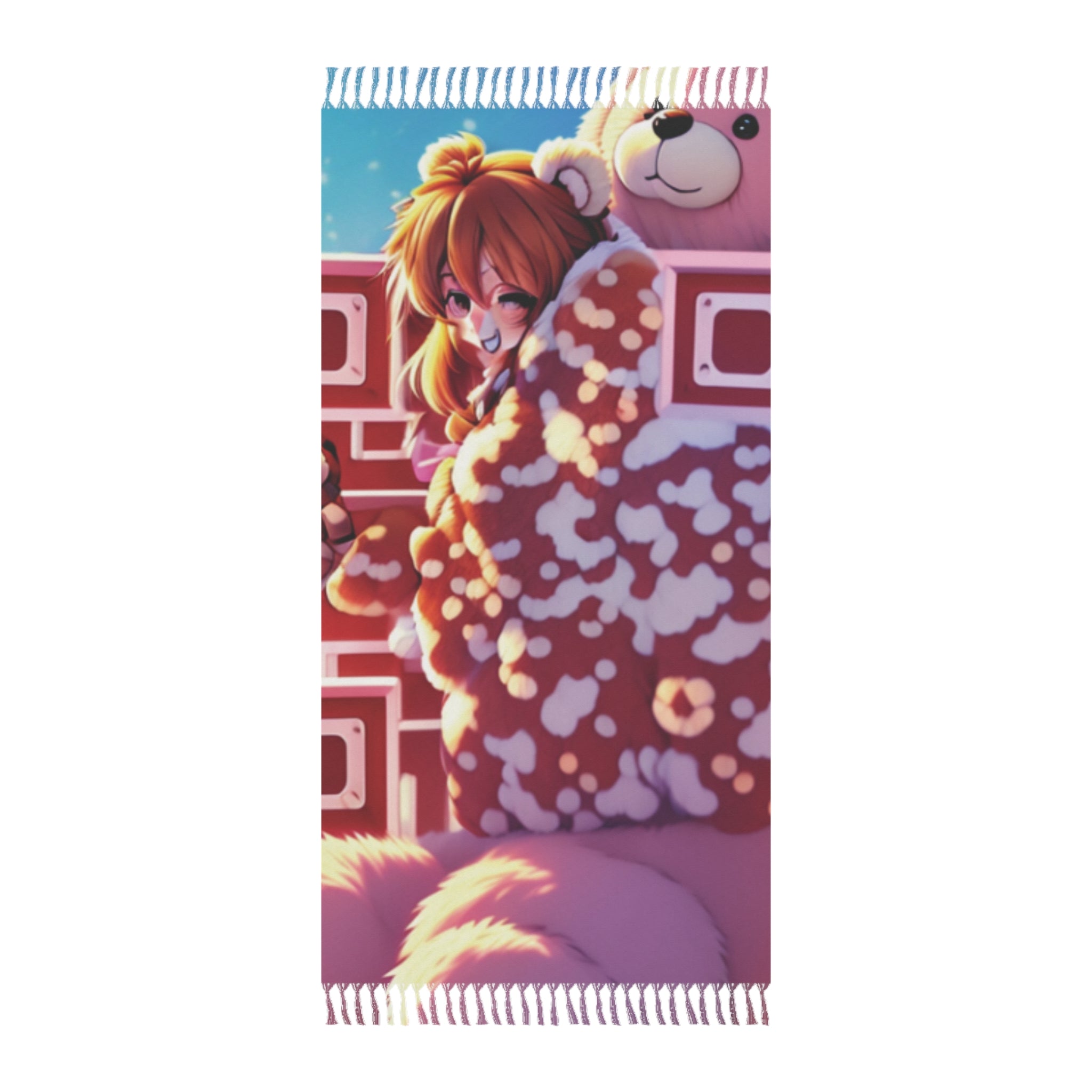 Built Different Teddy Anime Beach Cloth