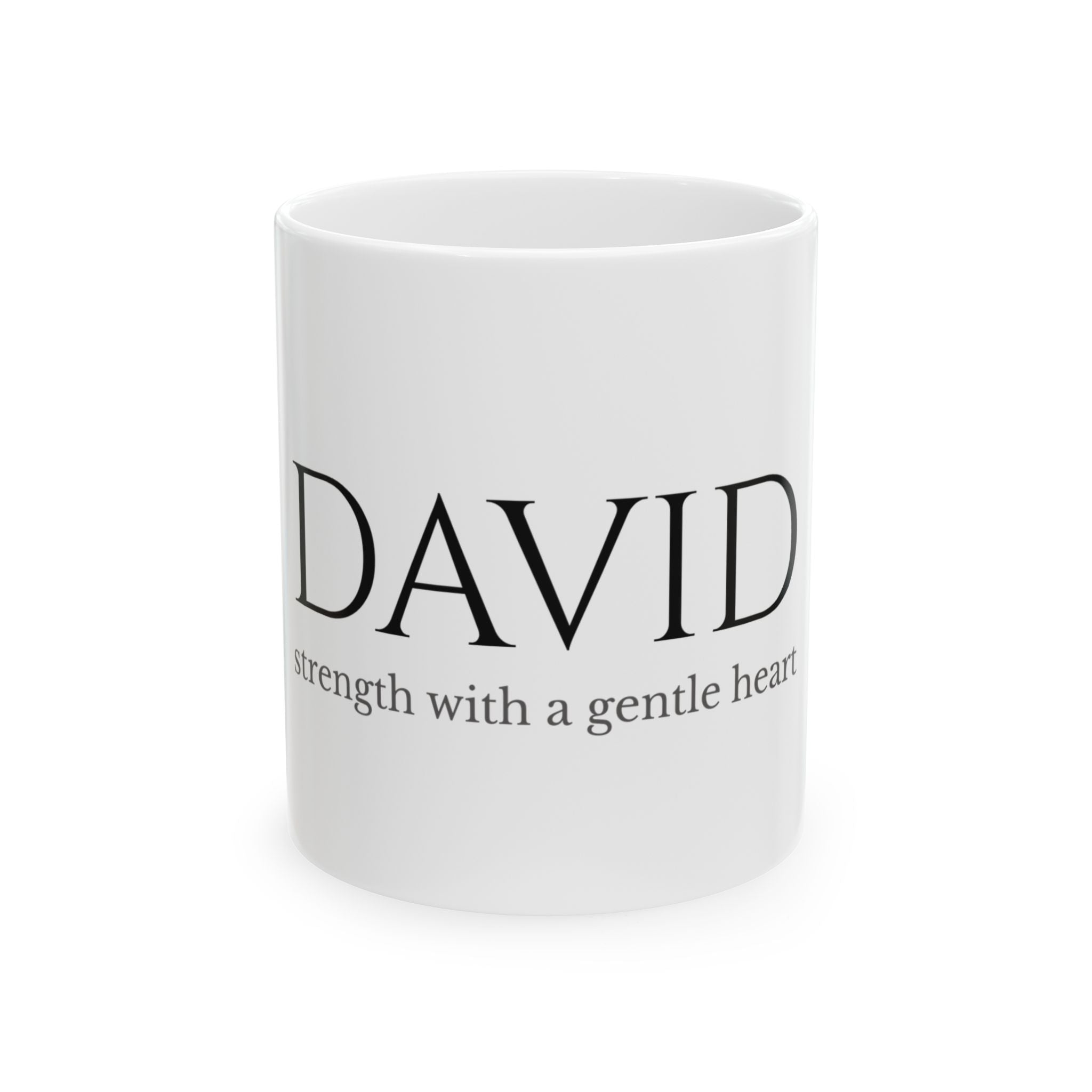 DAVID Minimalist Ceramic Mug