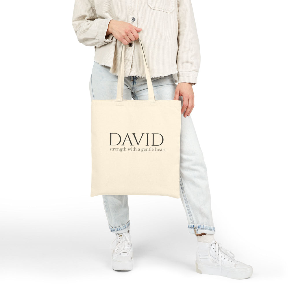 DAVID Minimalist Canvas Tote