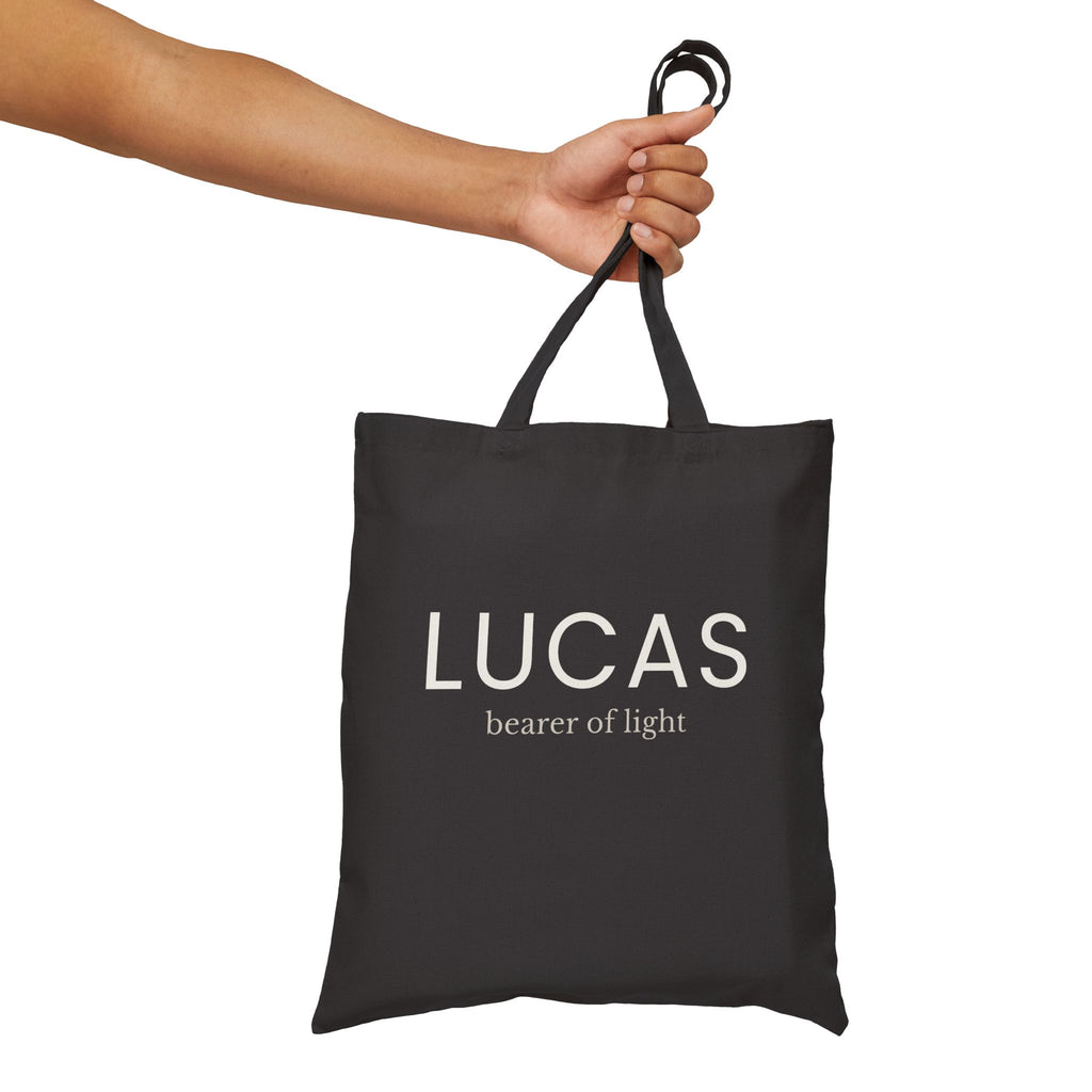 LUCAS Modern Minimalist Canvas Tote Bag