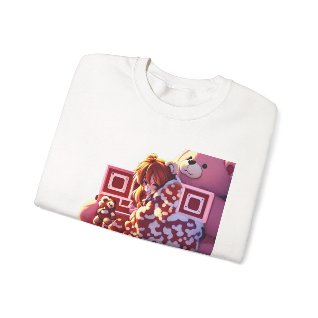 Built Different Teddy Anime Sweatshirt