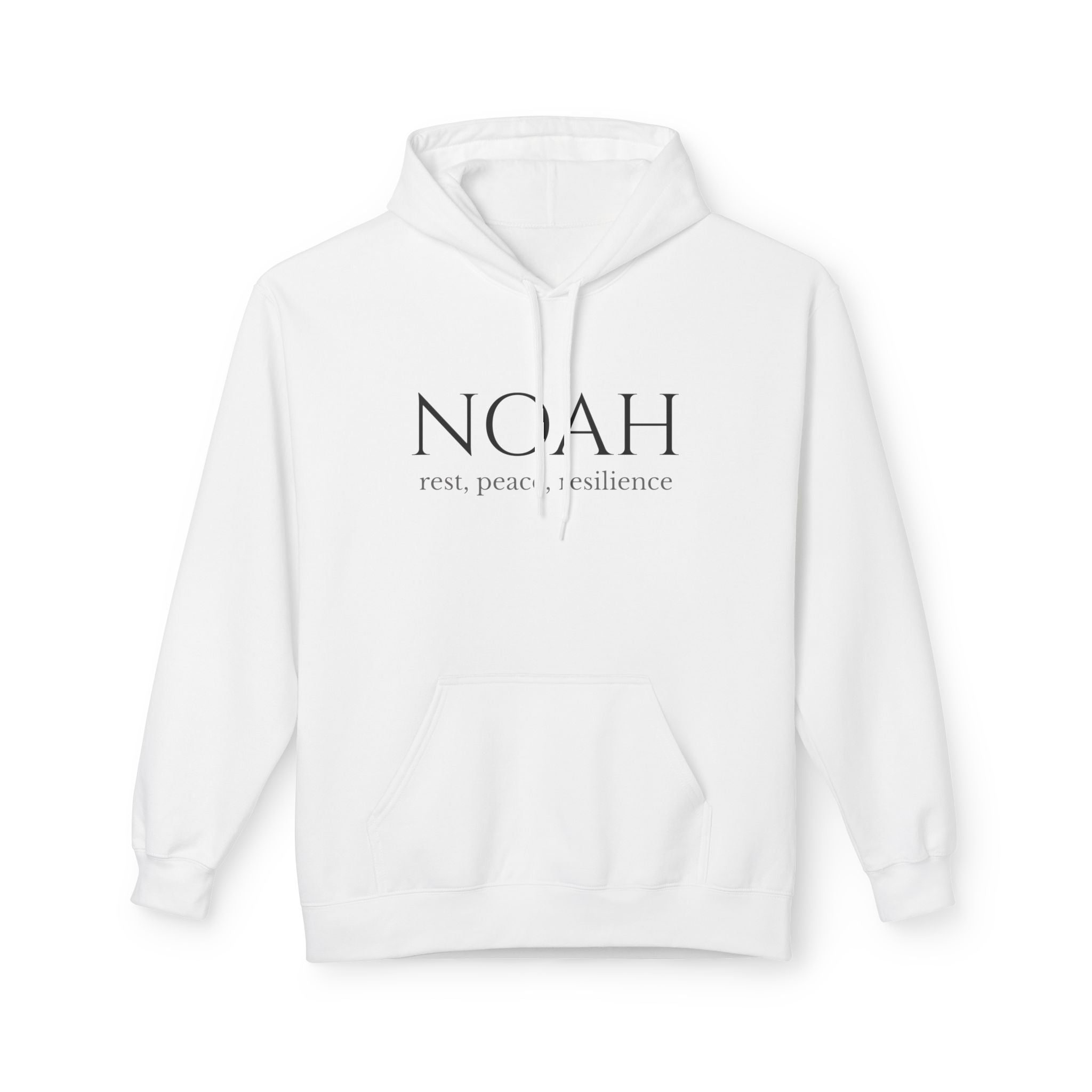 NOAH Minimalist Fleece Hoodie