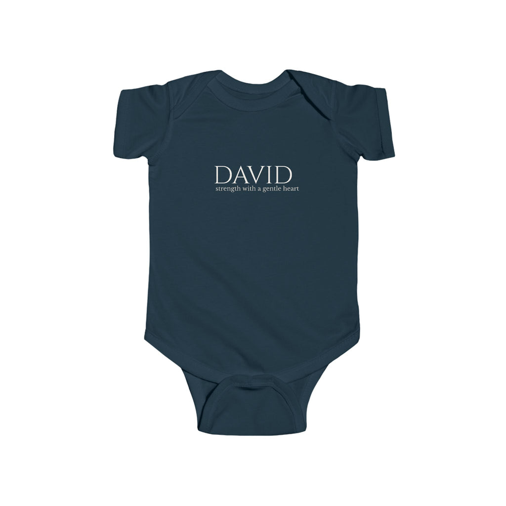 DAVID Minimalist Infant Bodysuit