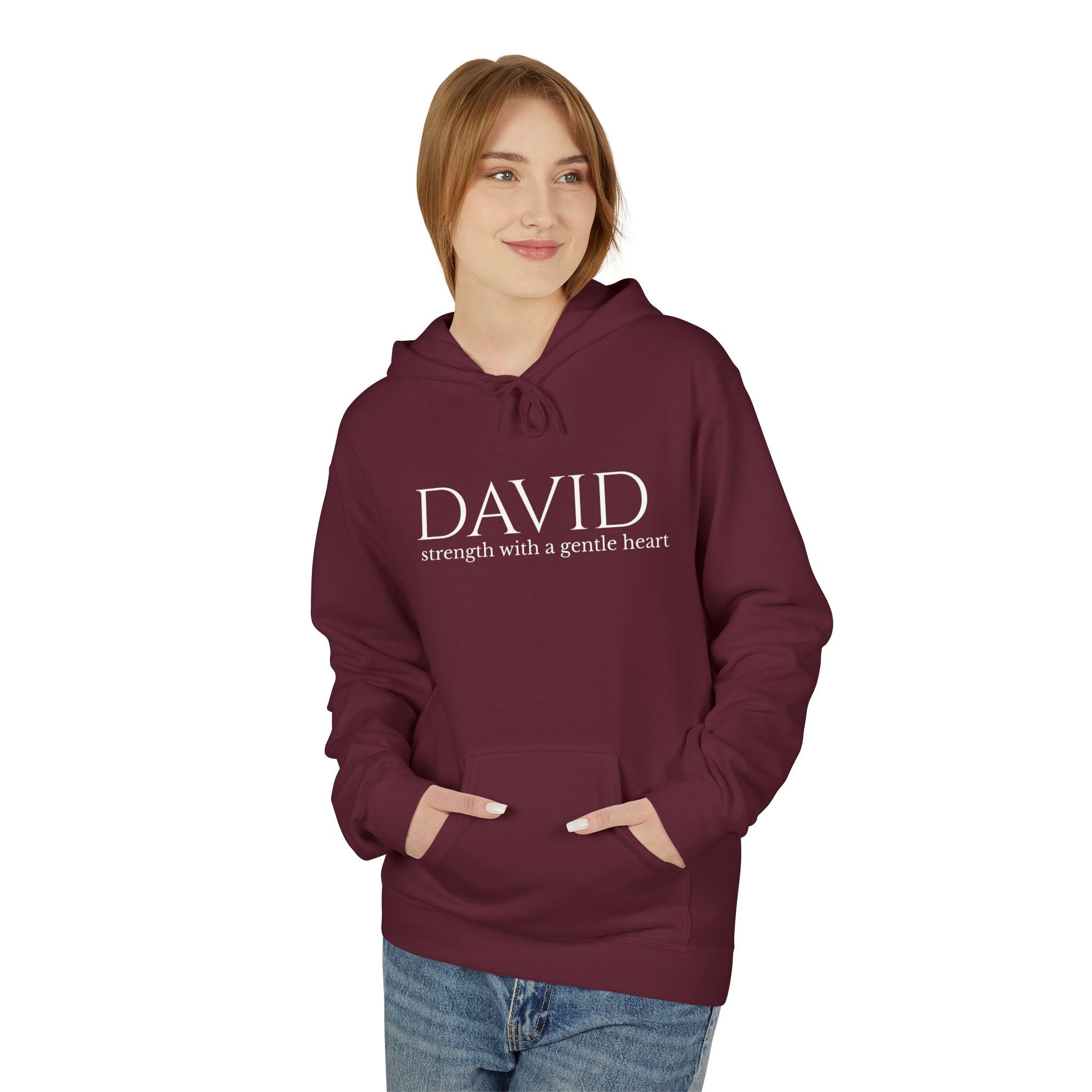 DAVID Minimalist Fleece Hoodie