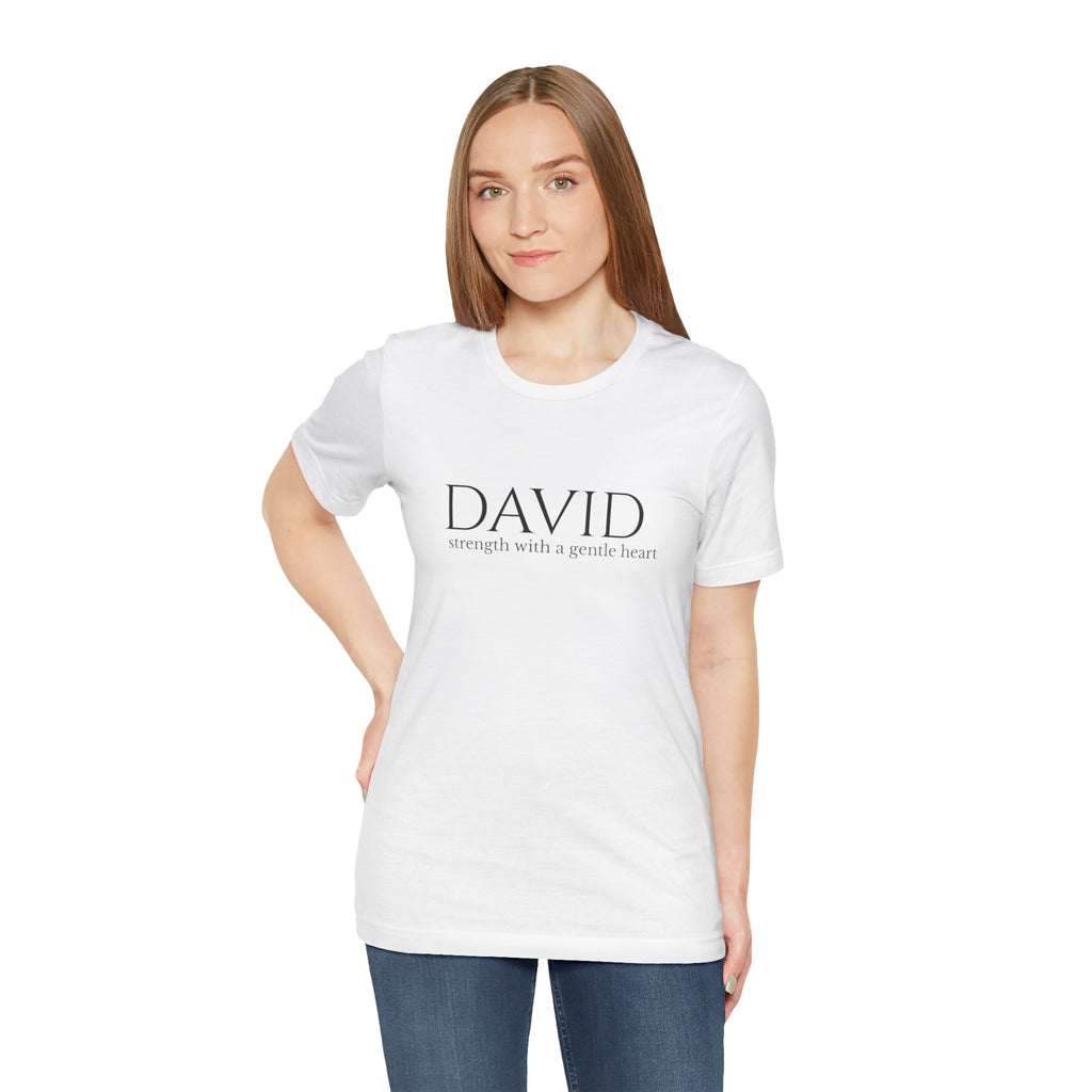 DAVID Minimalist Unisex Tee