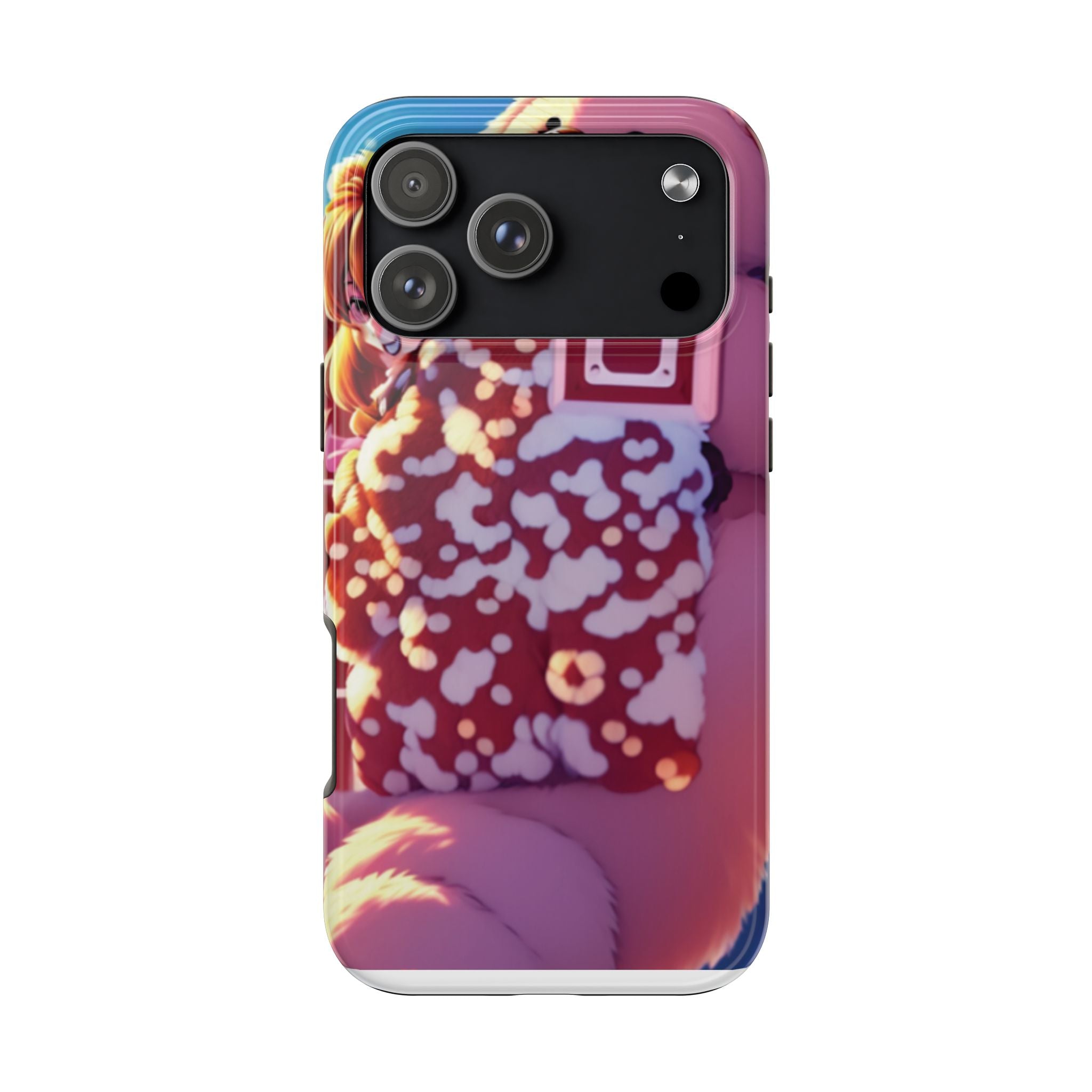 Built Different Teddy Anime Phone Case
