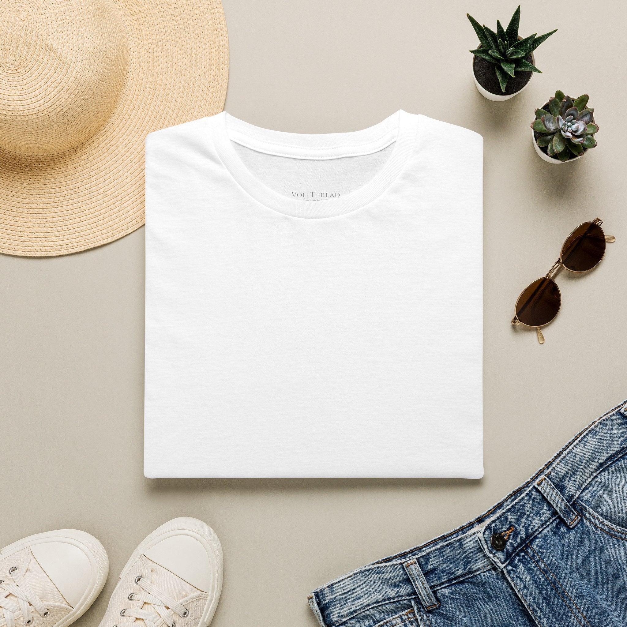 Unisex Soft Cotton Crewneck T-Shirt