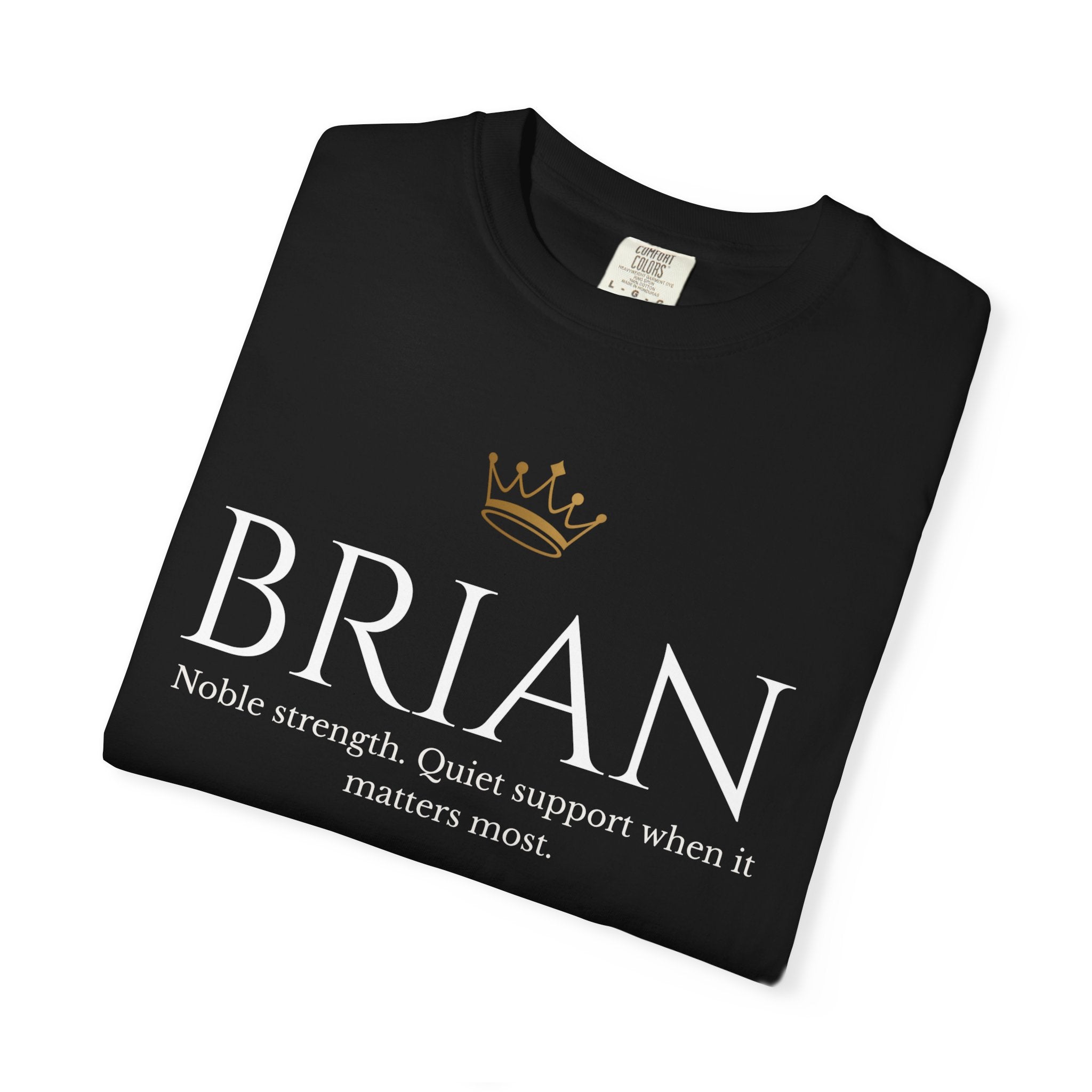 BRIAN Minimalist Garment-Dyed T-Shirt