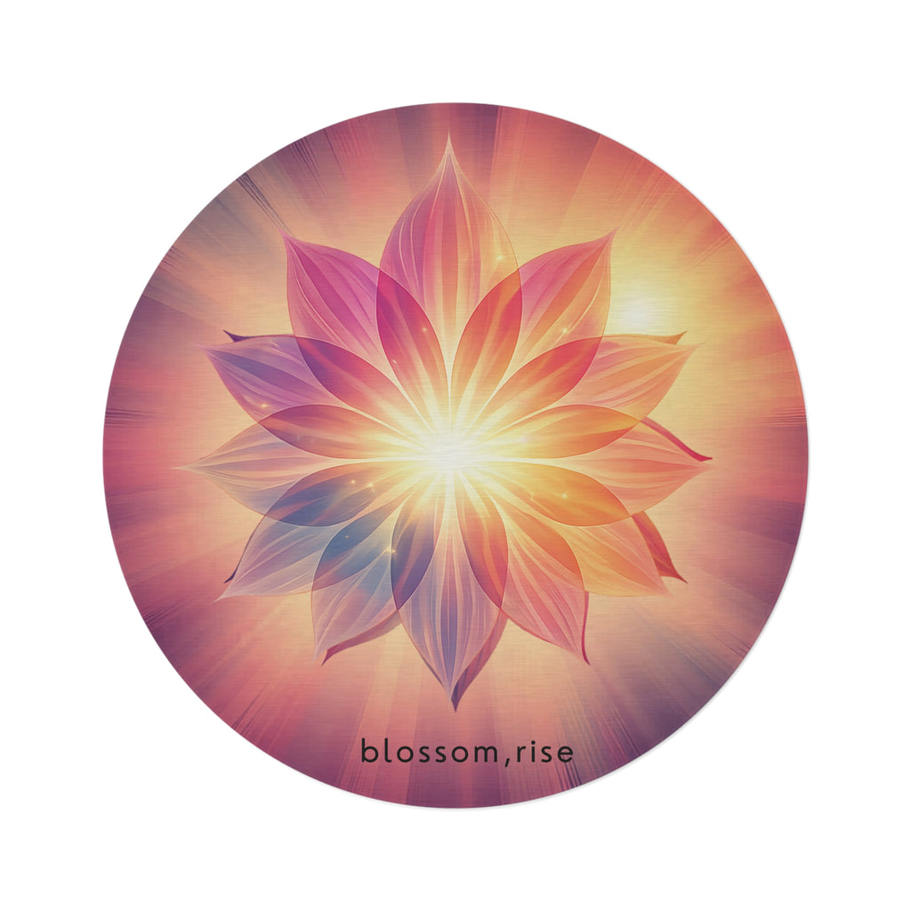 Blossom Rise Round Area Rug