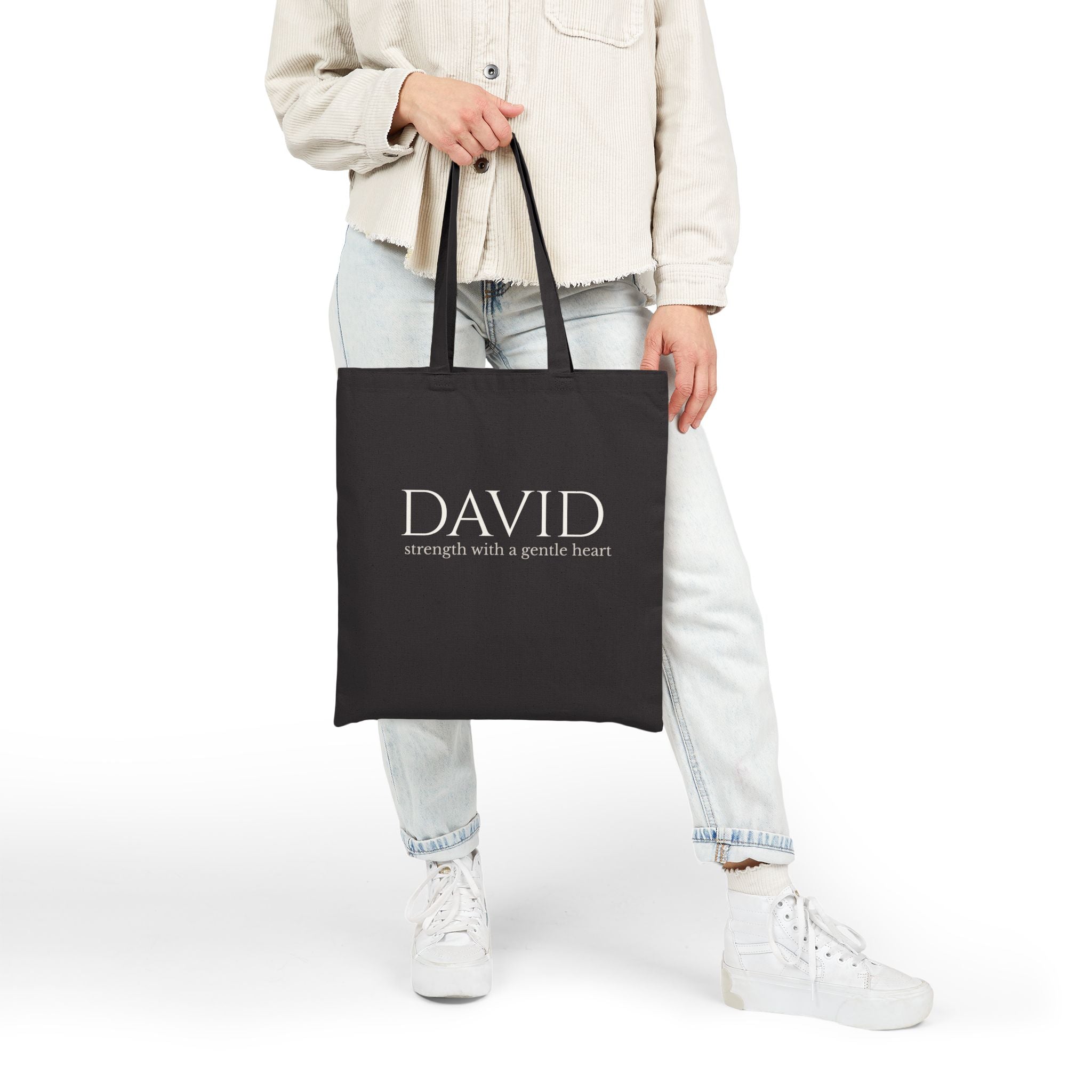 DAVID Minimalist Canvas Tote