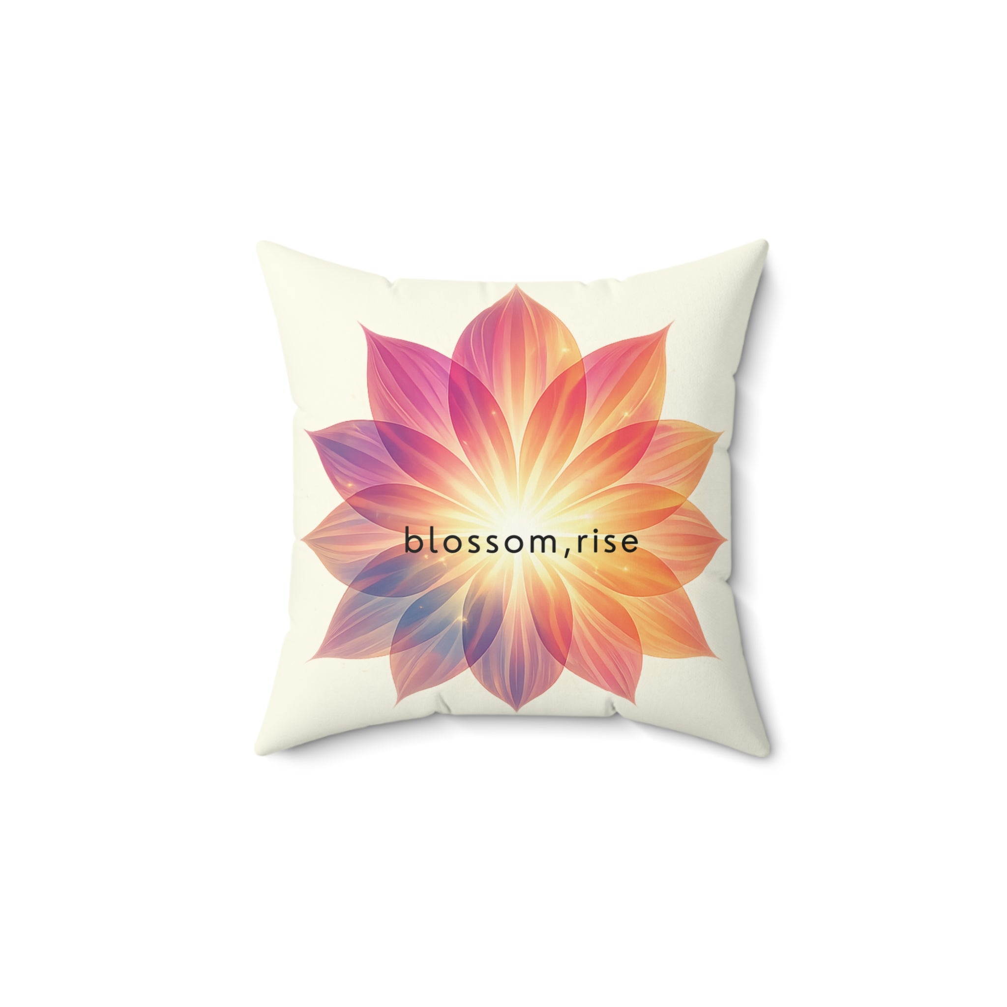 Blossom Rise Decorative Throw Pillow