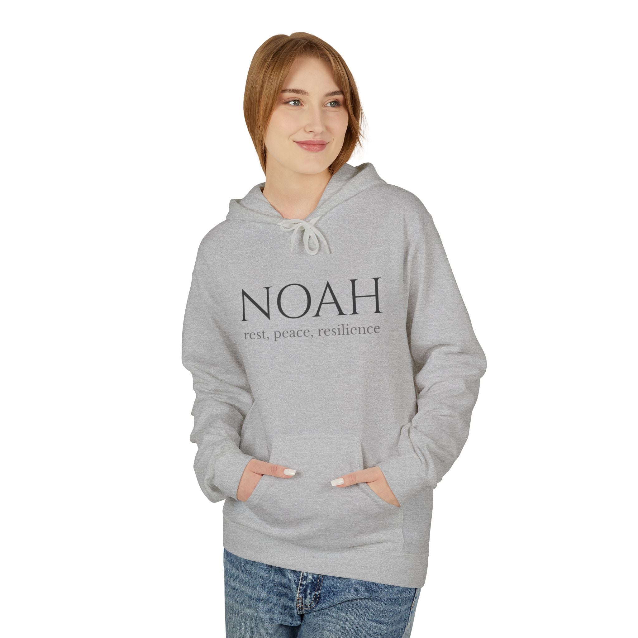 NOAH Minimalist Fleece Hoodie