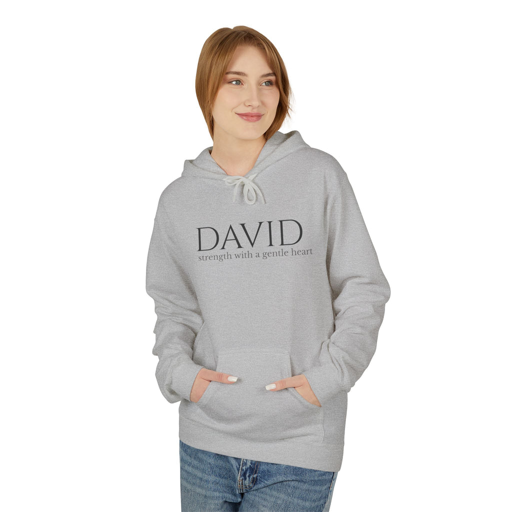 DAVID Minimalist Fleece Hoodie