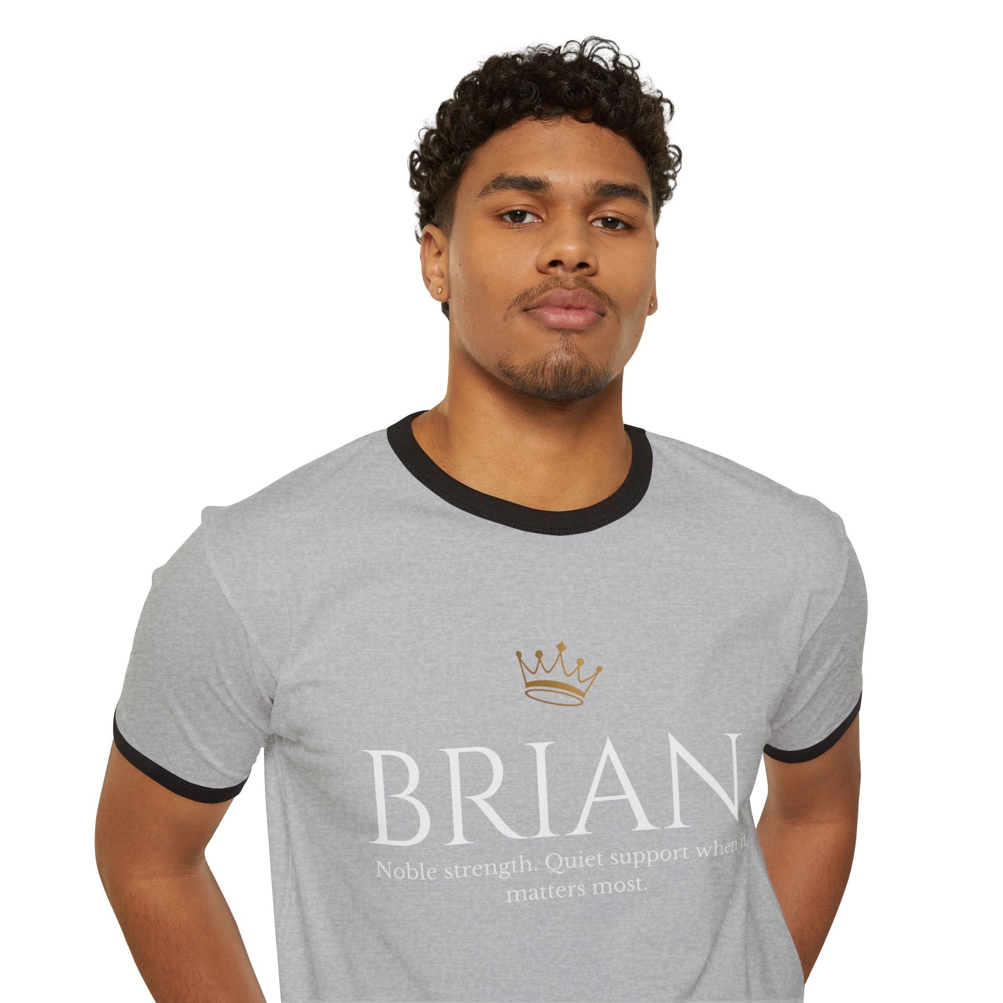 BRIAN Minimalist Ringer T-Shirt