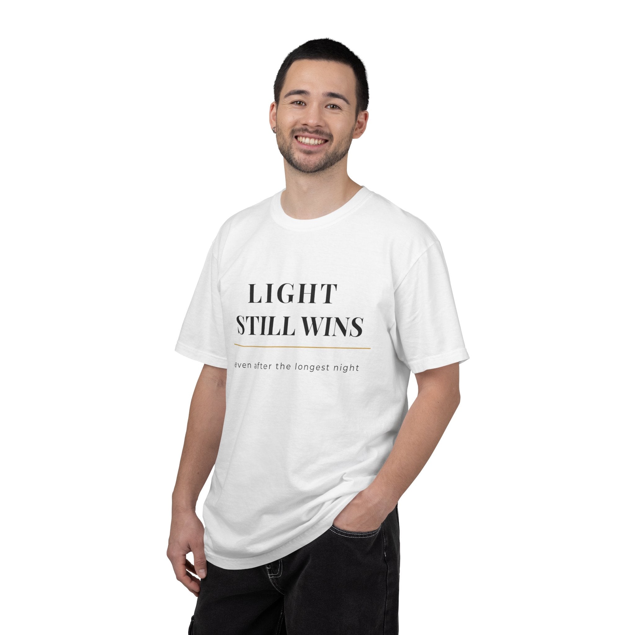 LIGHT STILL WINS Minimalist Unisex T-Shirt