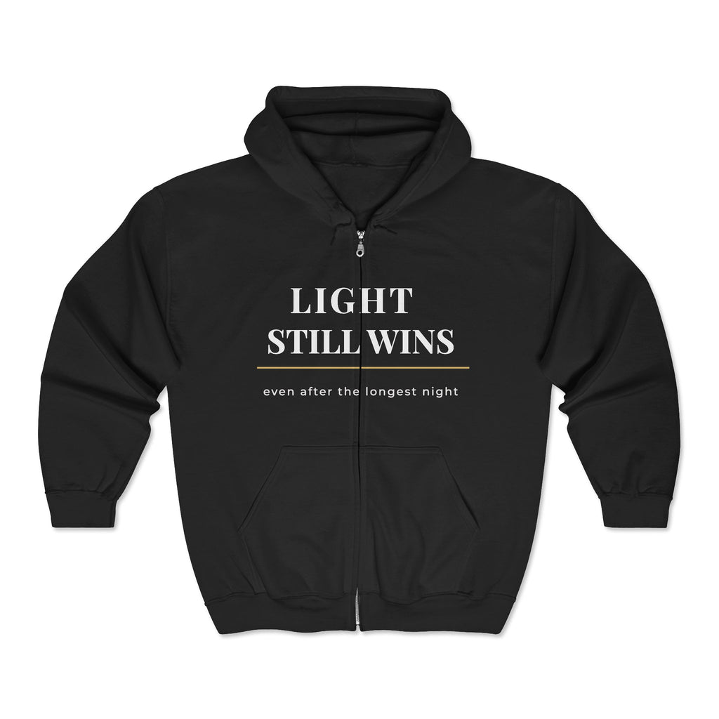 Light Still Wins Full-Zip Hoodie