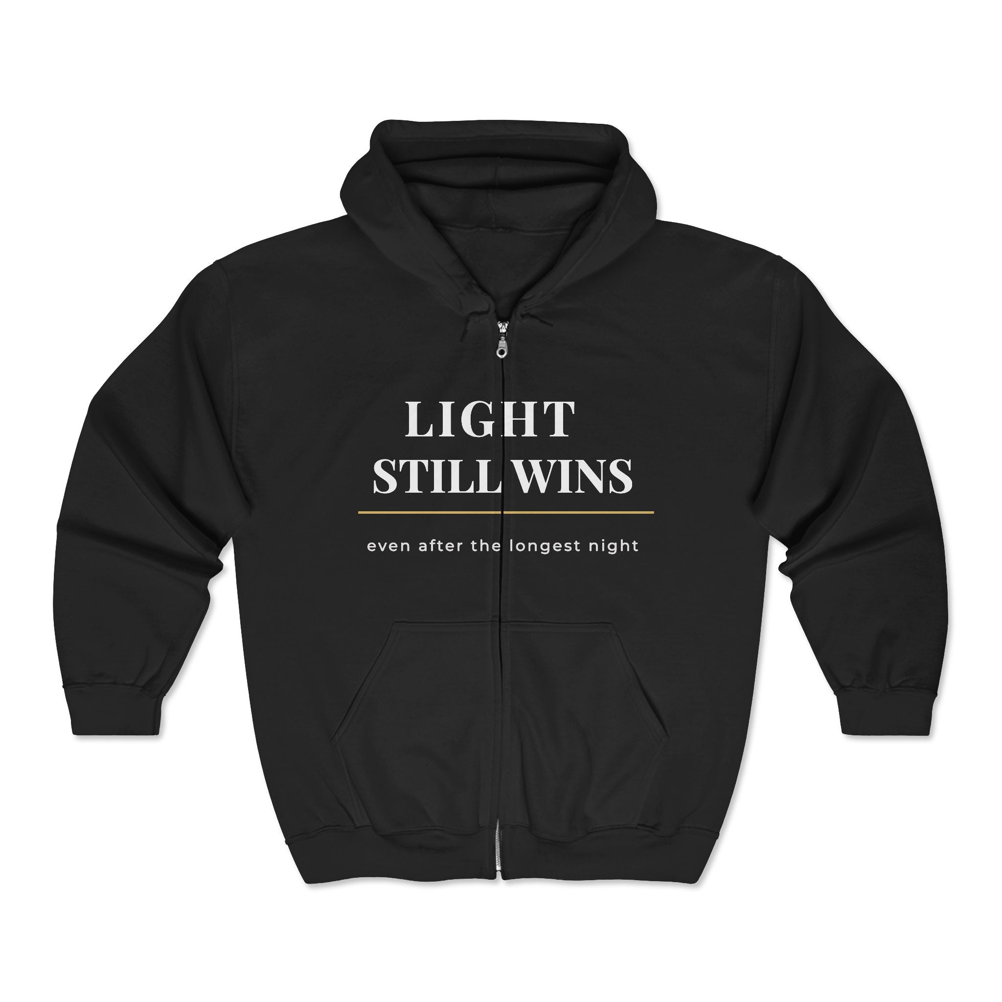 Light Still Wins Full-Zip Hoodie