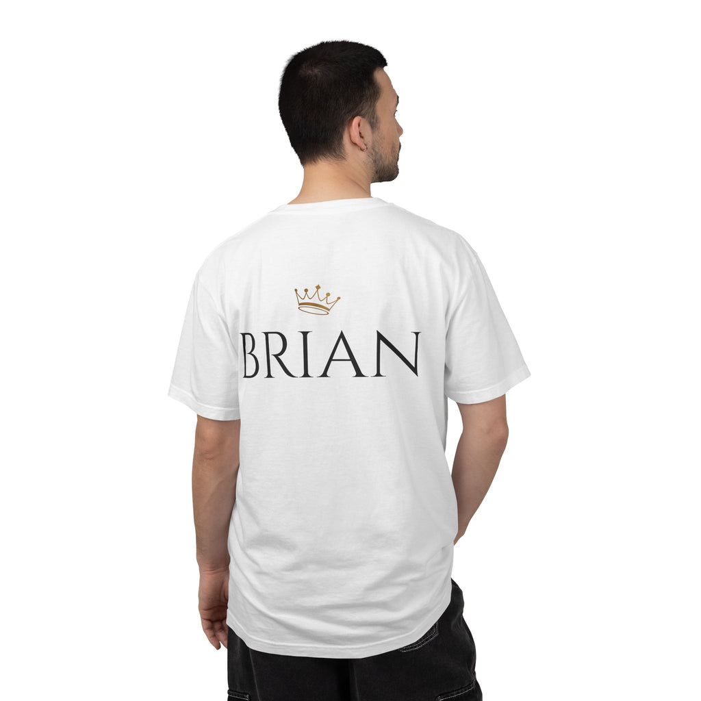 BRIAN Minimalist Dark Garment-Dyed T-Shirt