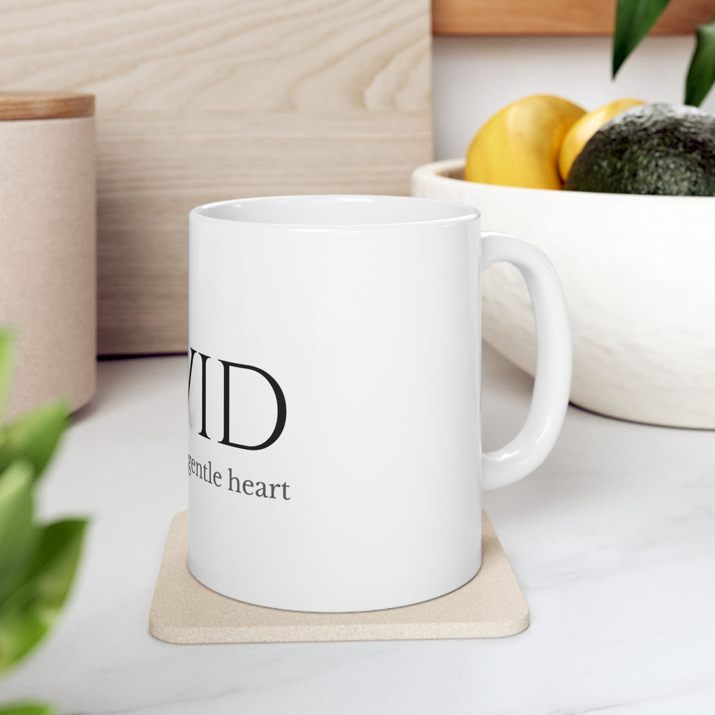 DAVID Minimalist Ceramic Mug