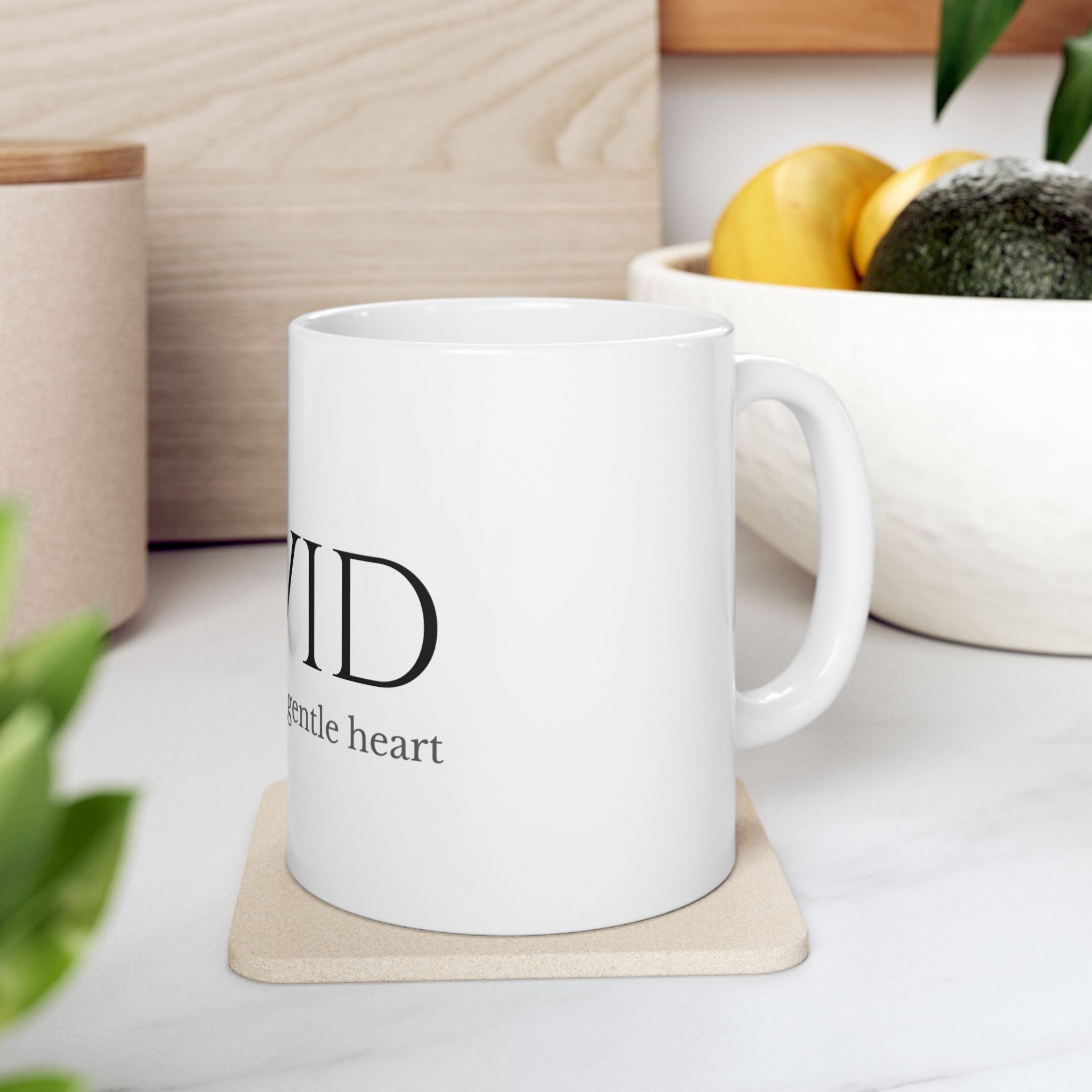 DAVID Minimalist Ceramic Mug