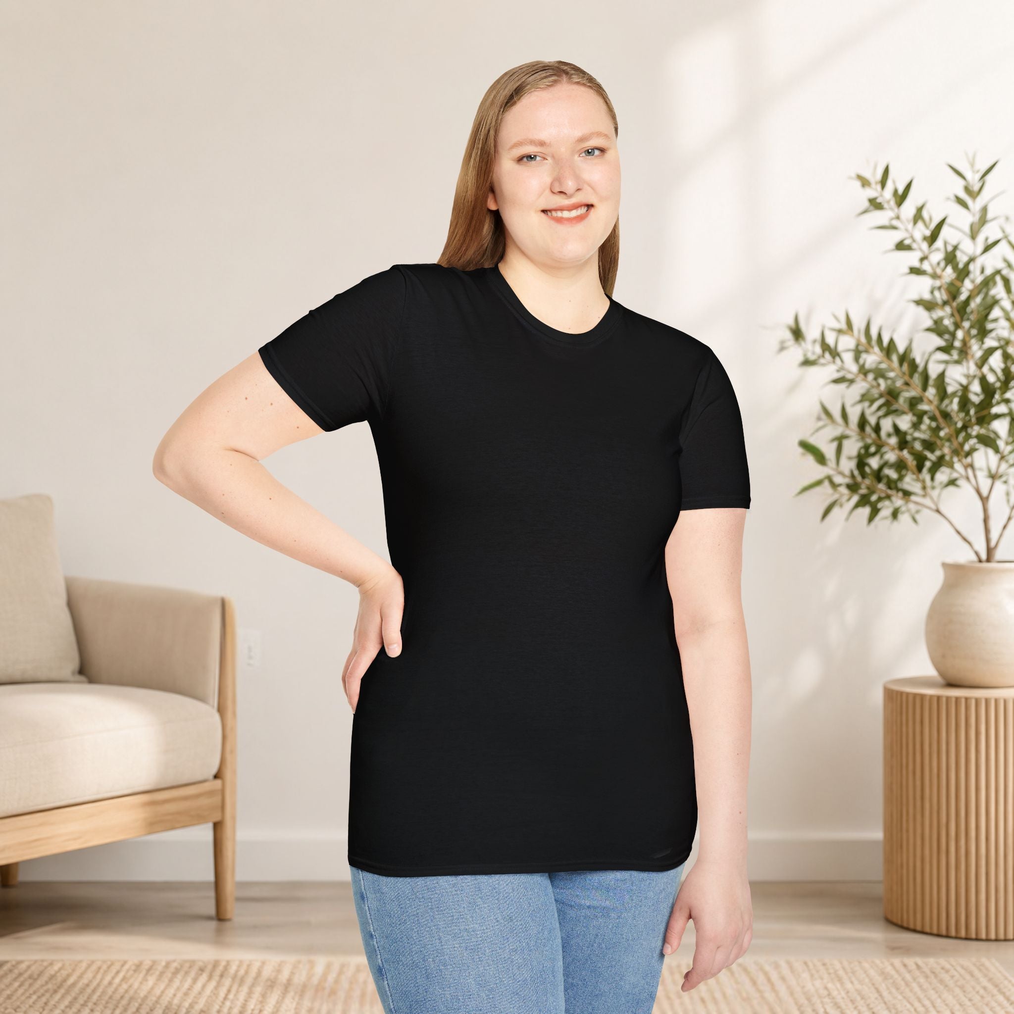 Unisex Soft Cotton Crewneck T-Shirt