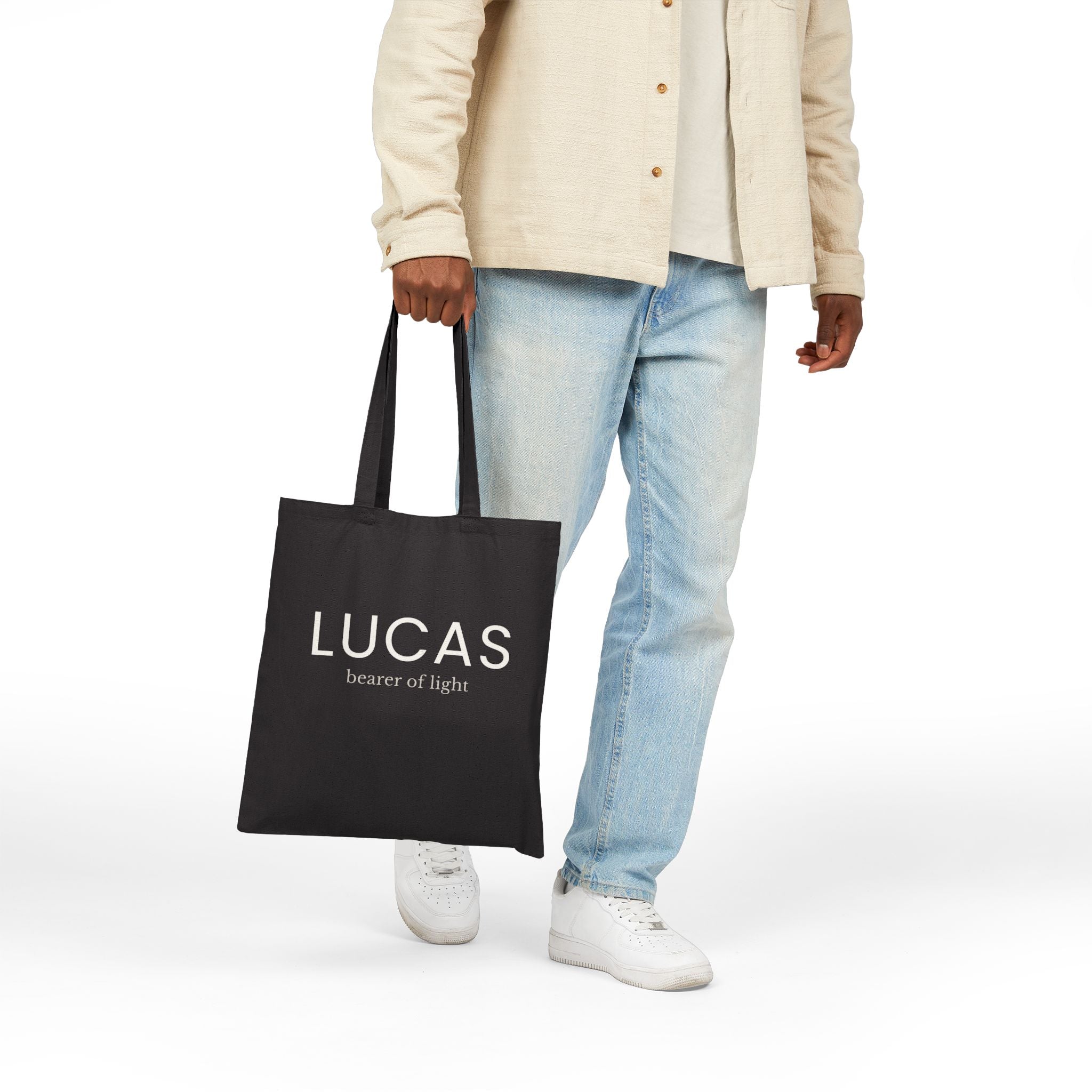 LUCAS Modern Minimalist Canvas Tote Bag