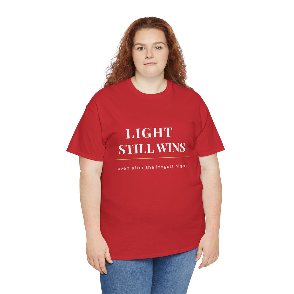 LIGHT STILL WINS Cotton T-Shirt