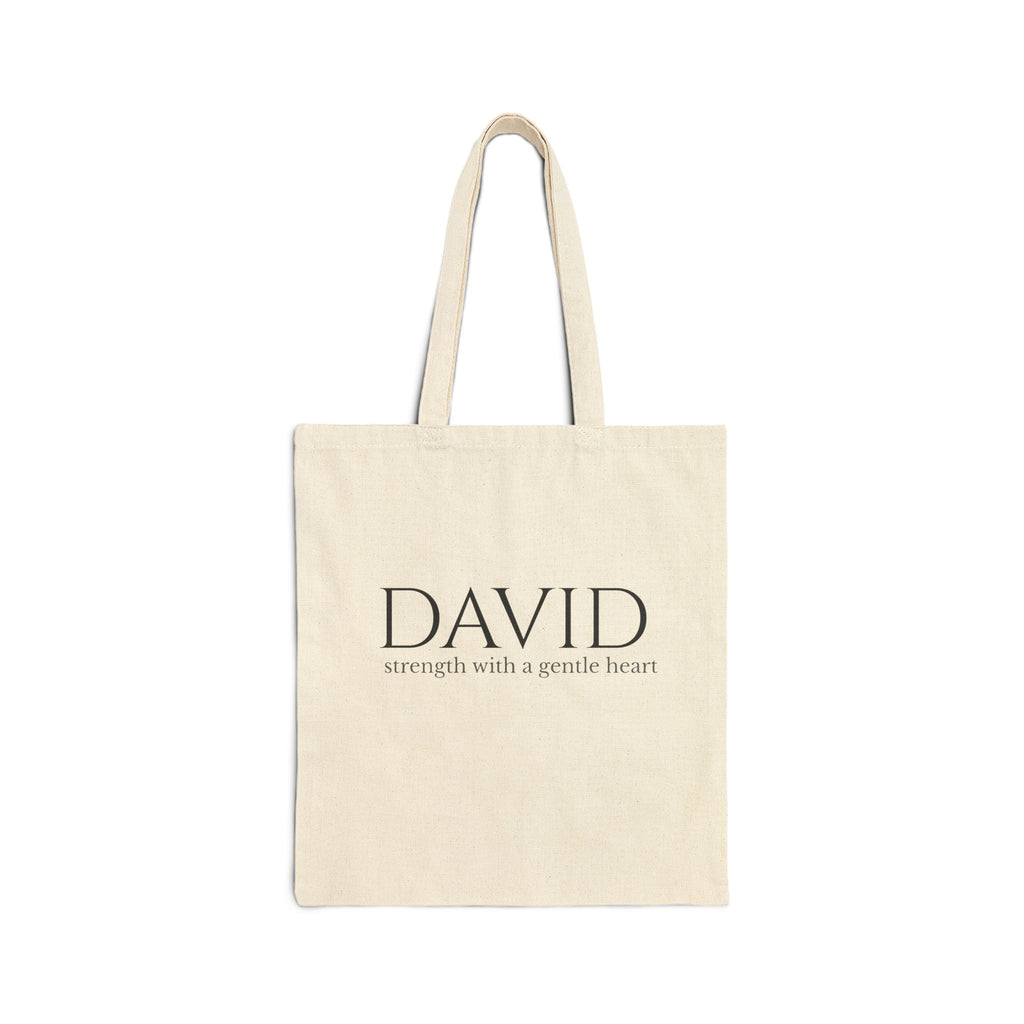 DAVID Minimalist Canvas Tote