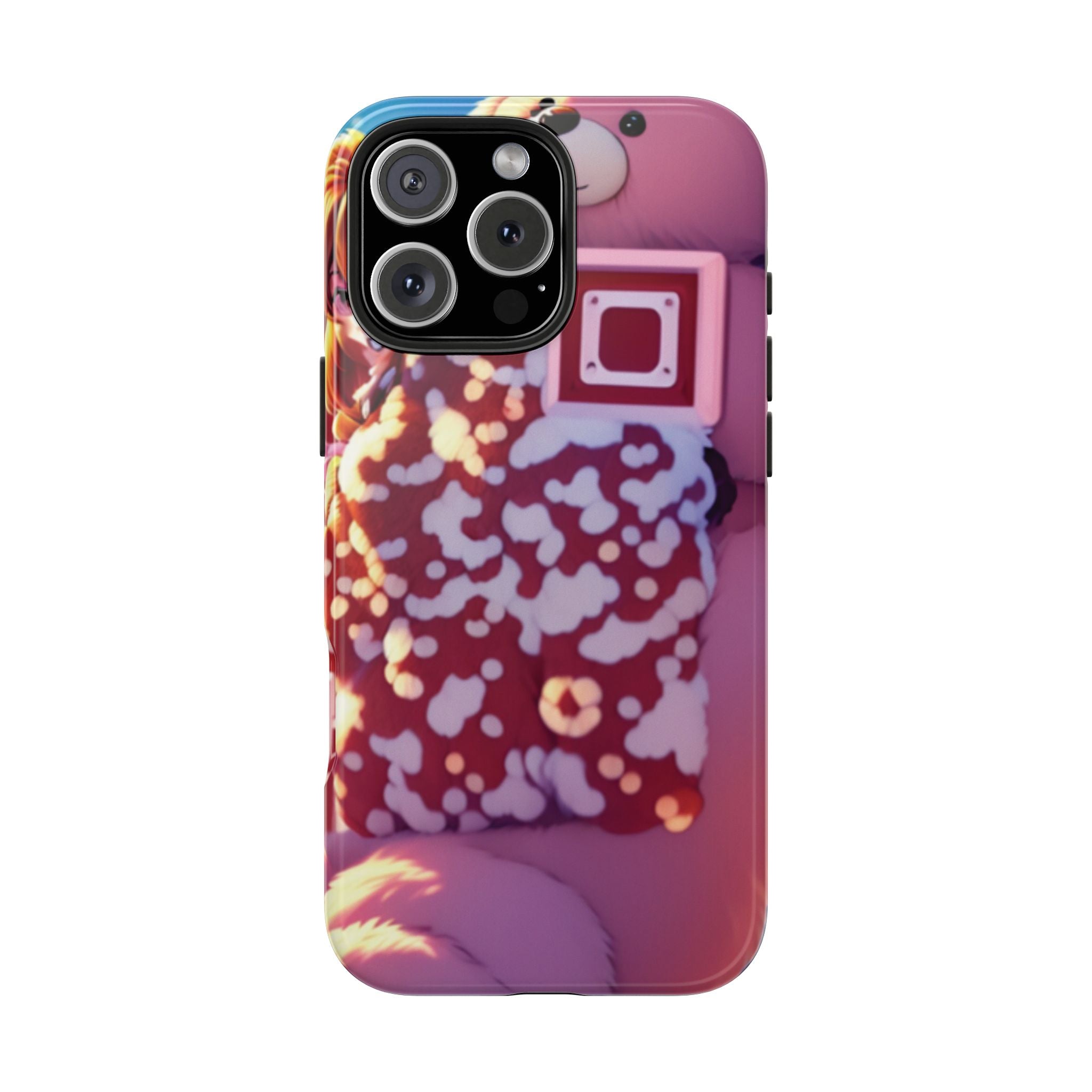 Built Different Teddy Anime Phone Case