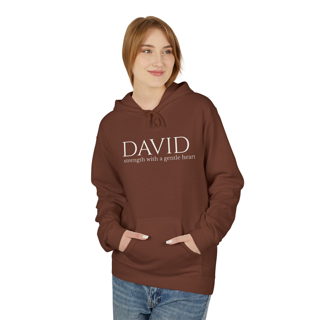 DAVID Minimalist Fleece Hoodie