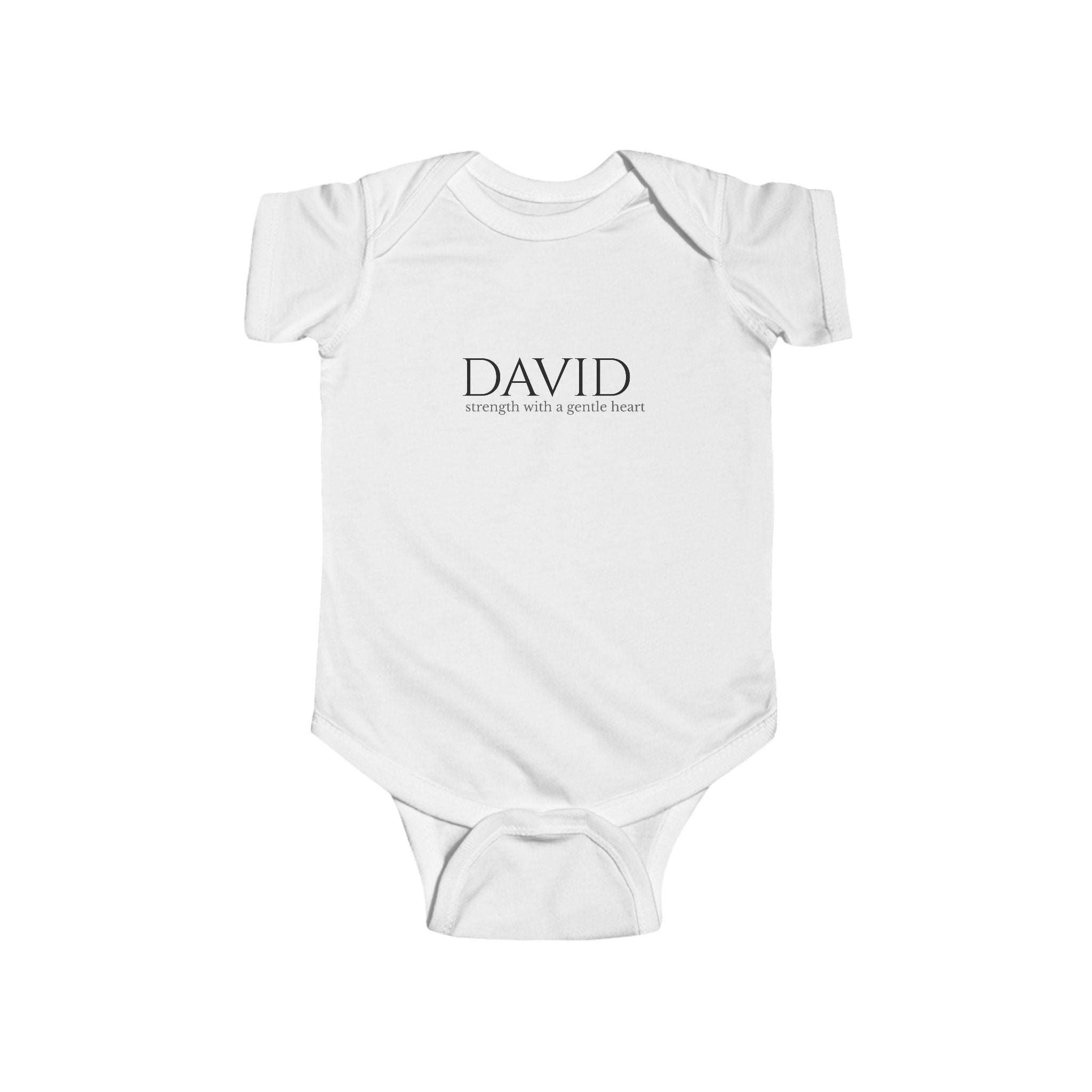 DAVID Minimalist Infant Bodysuit