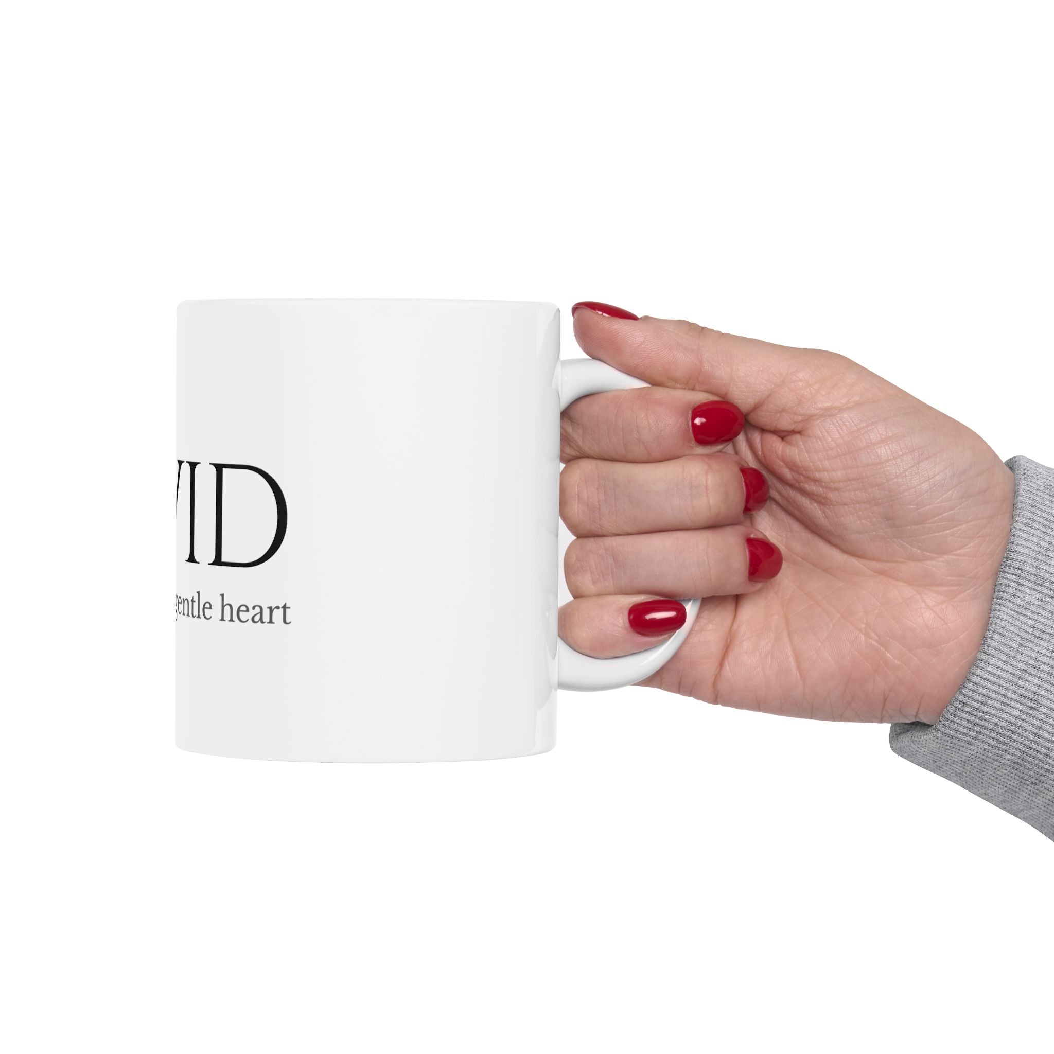 DAVID Minimalist Ceramic Mug