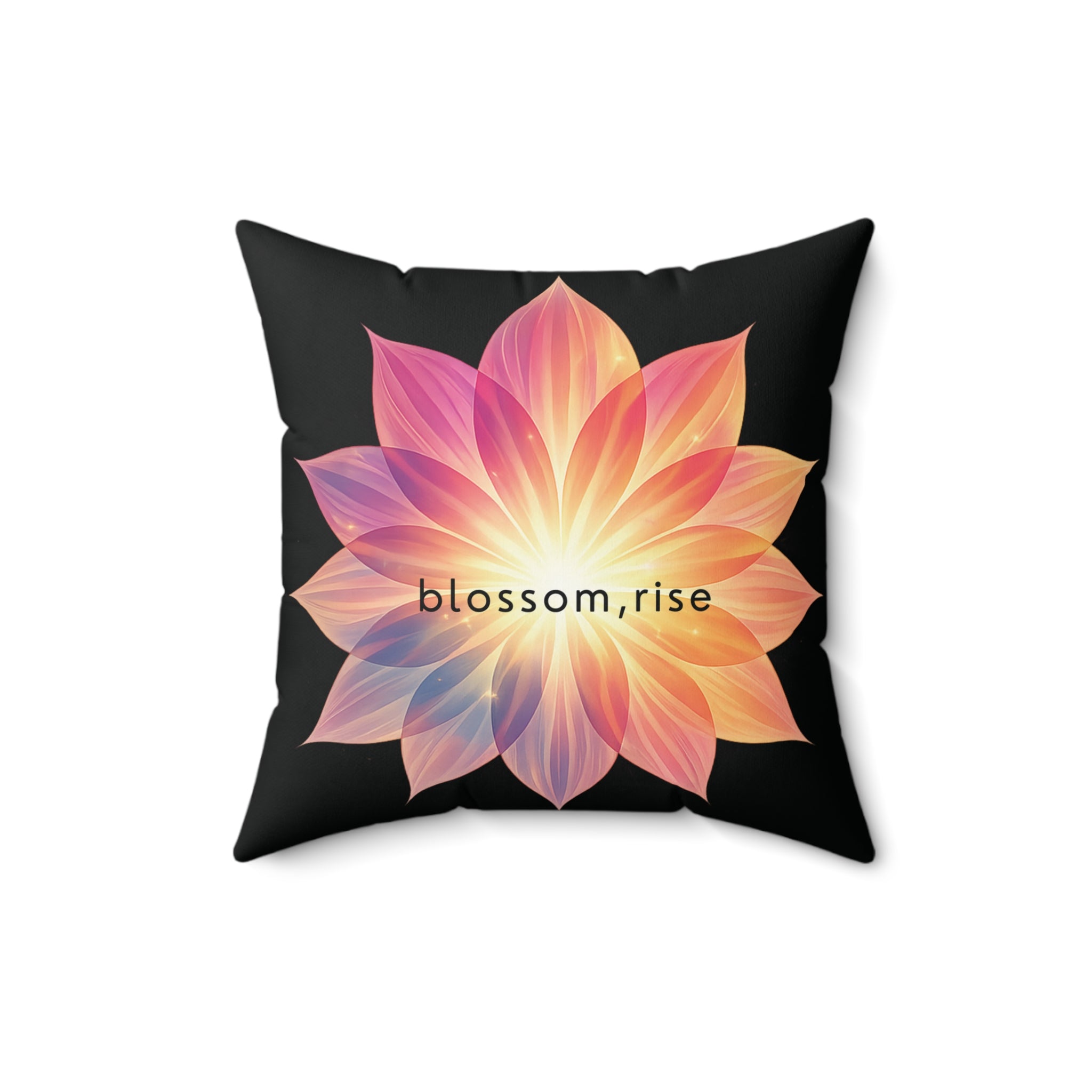 Blossom Rise Decorative Throw Pillow