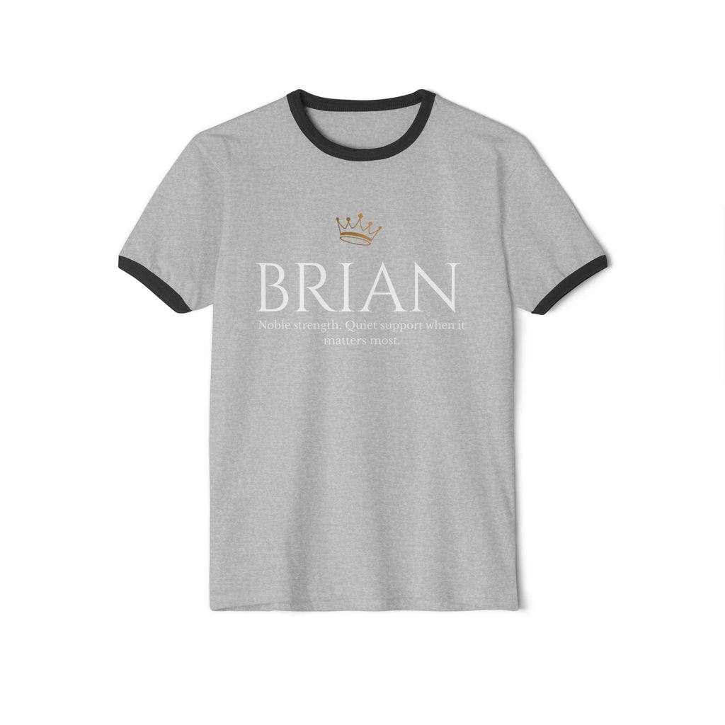 BRIAN Minimalist Ringer T-Shirt
