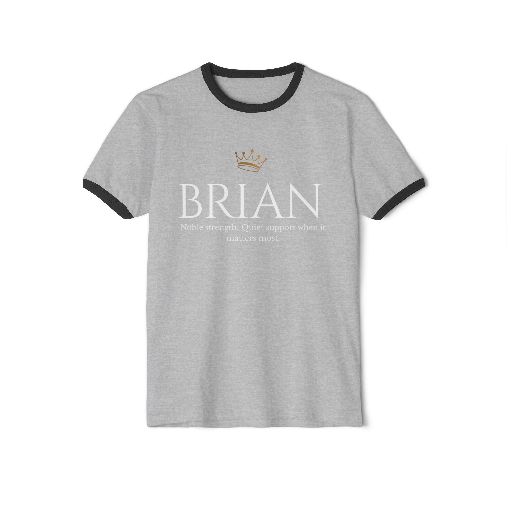 BRIAN Minimalist Ringer T-Shirt