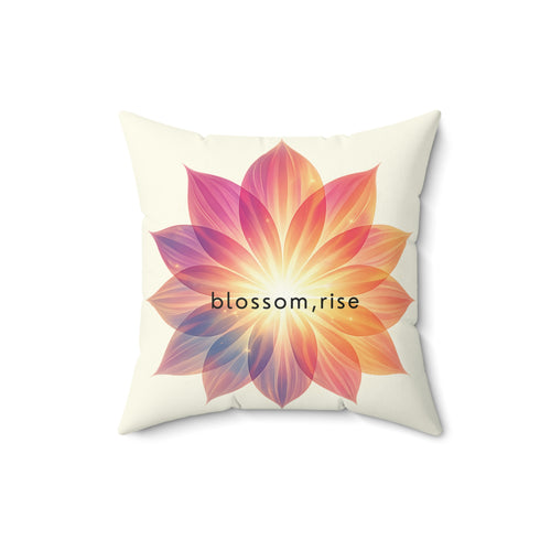 Blossom Rise Decorative Throw Pillow