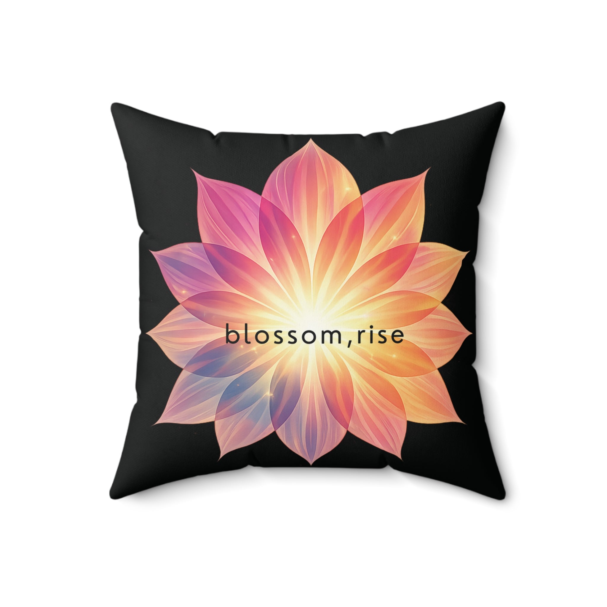 Blossom Rise Decorative Throw Pillow