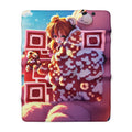 Built Different Teddy Anime Beach Towel