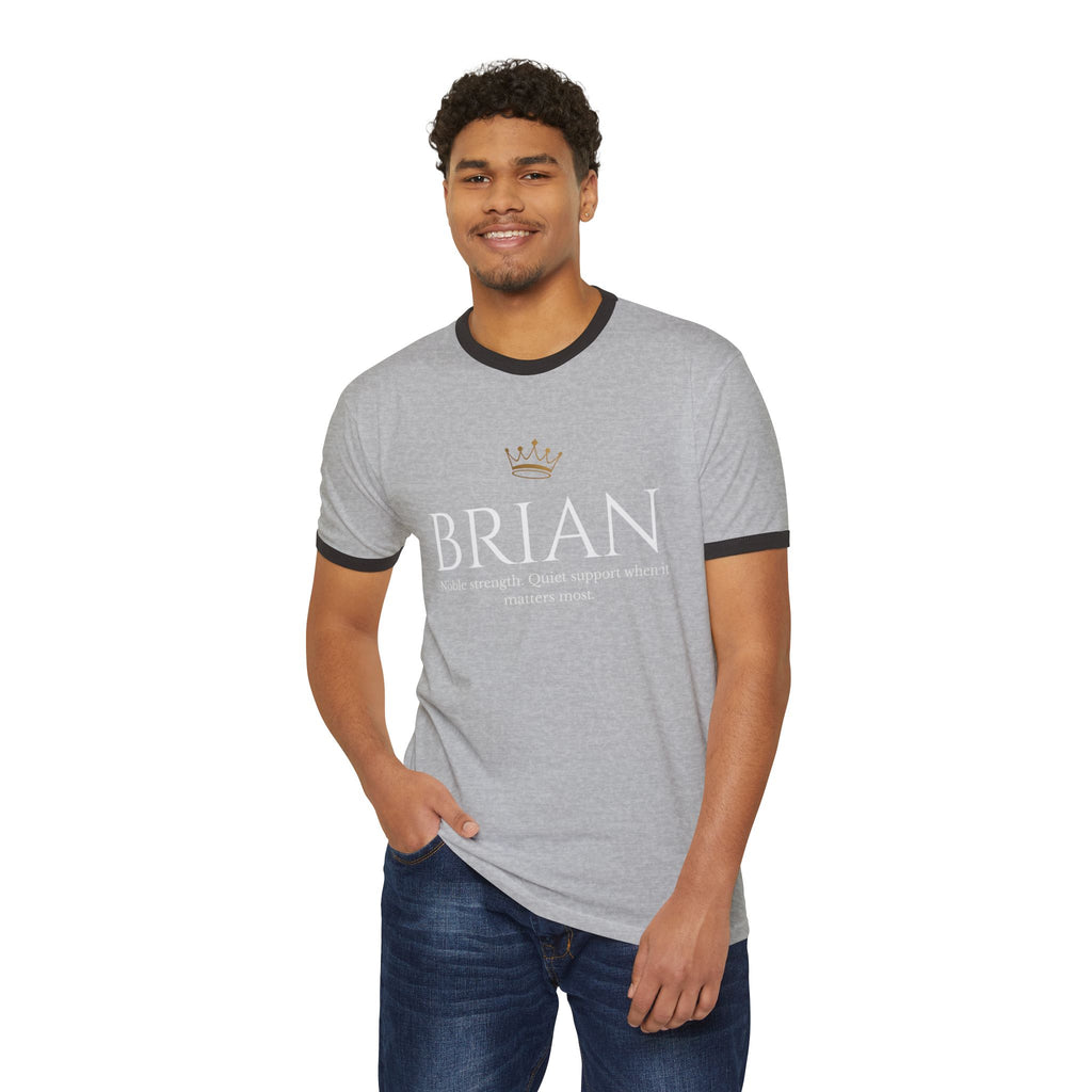 BRIAN Minimalist Ringer T-Shirt